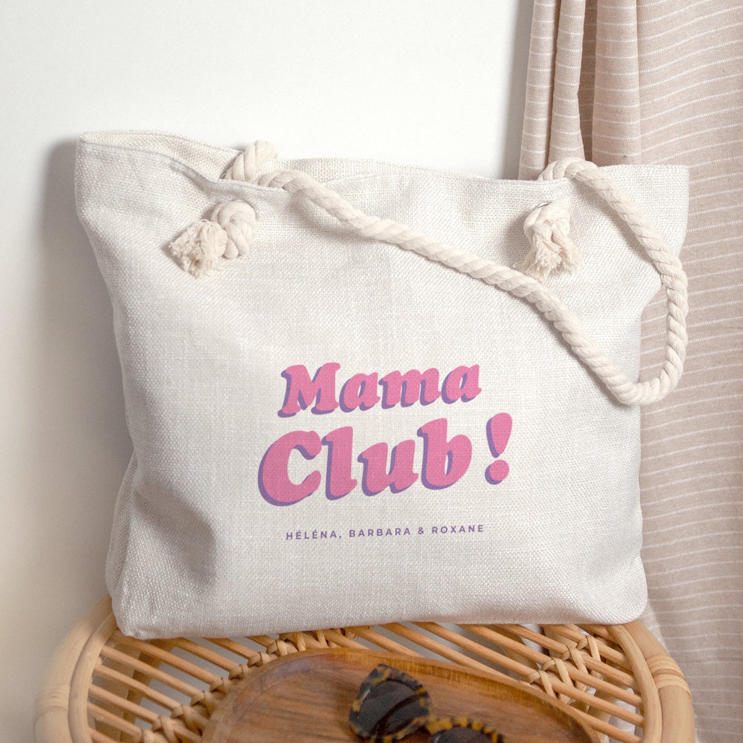 Sac cabas Objets Anse en corde Mama Club photo N° 1