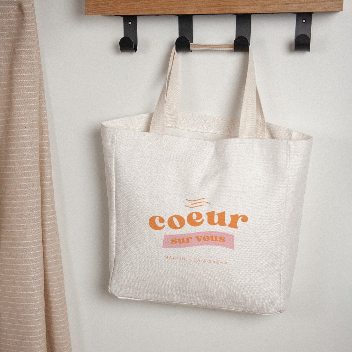 Tote bag Objets Anse en toile Cœur sur vous photo N° 1