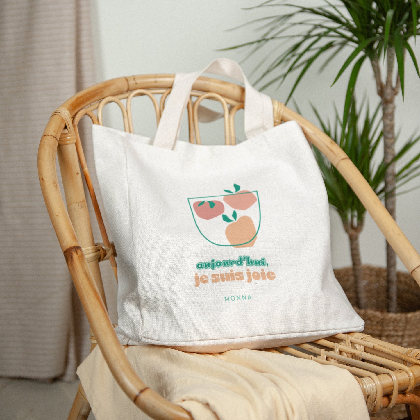 Tote bag Objets Anse en toile La pêche photo N° 2