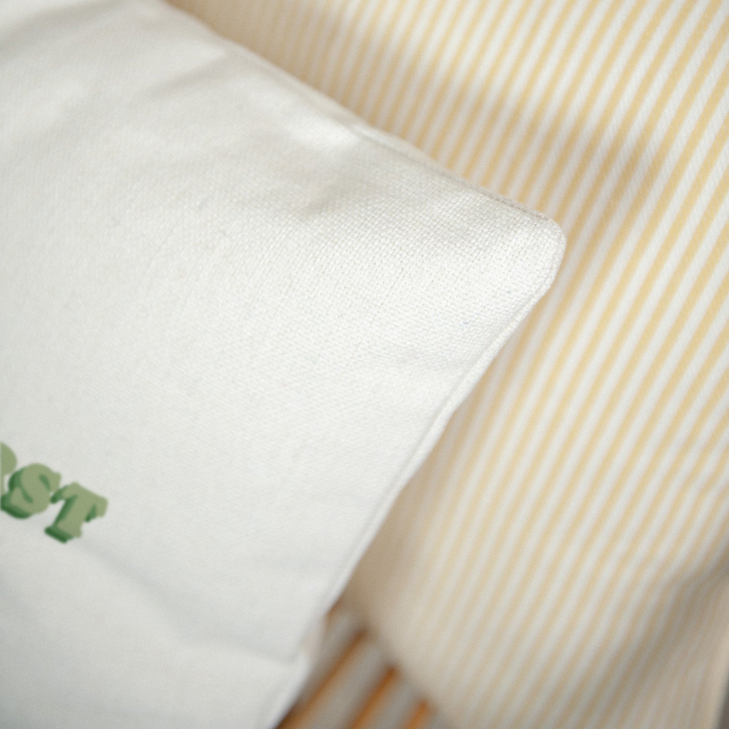 Coussin Objets Beige naturel Family first photo N° 3