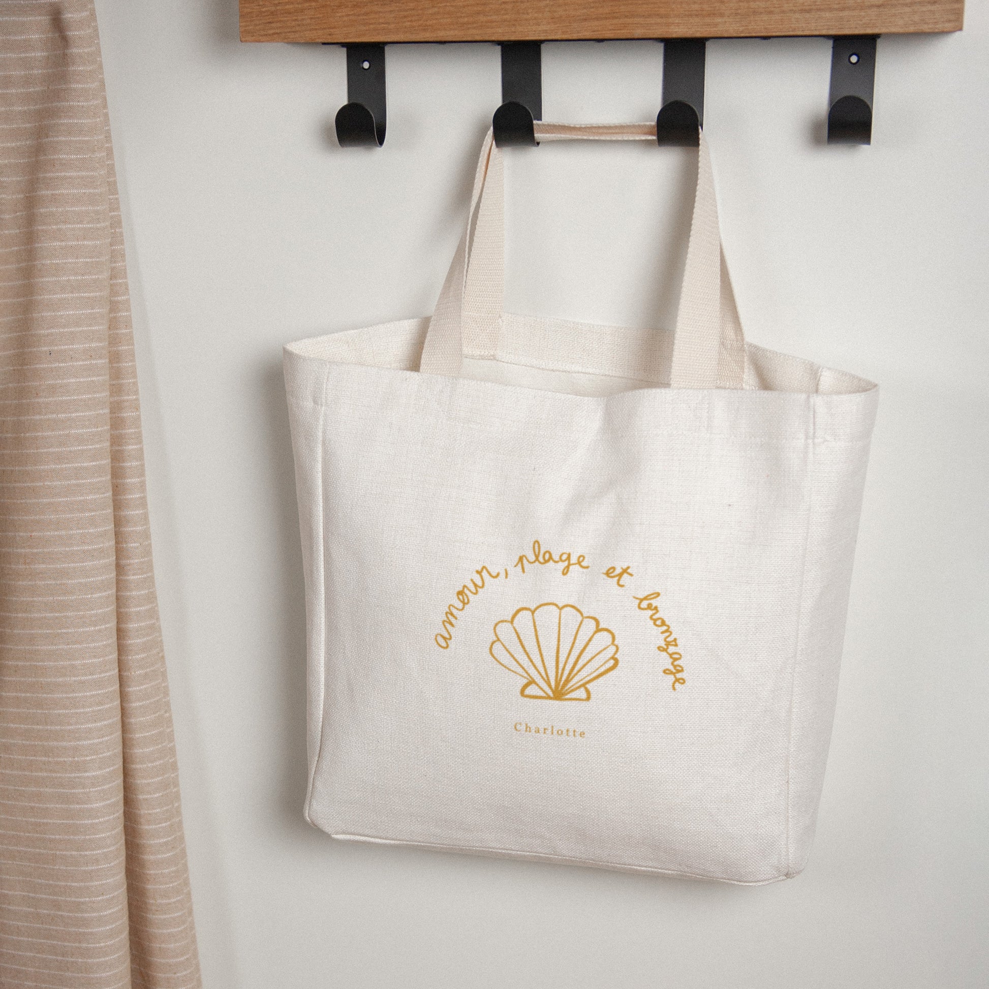Tote bag Objets Anse en toile Amour, plage & bronzage photo N° 1