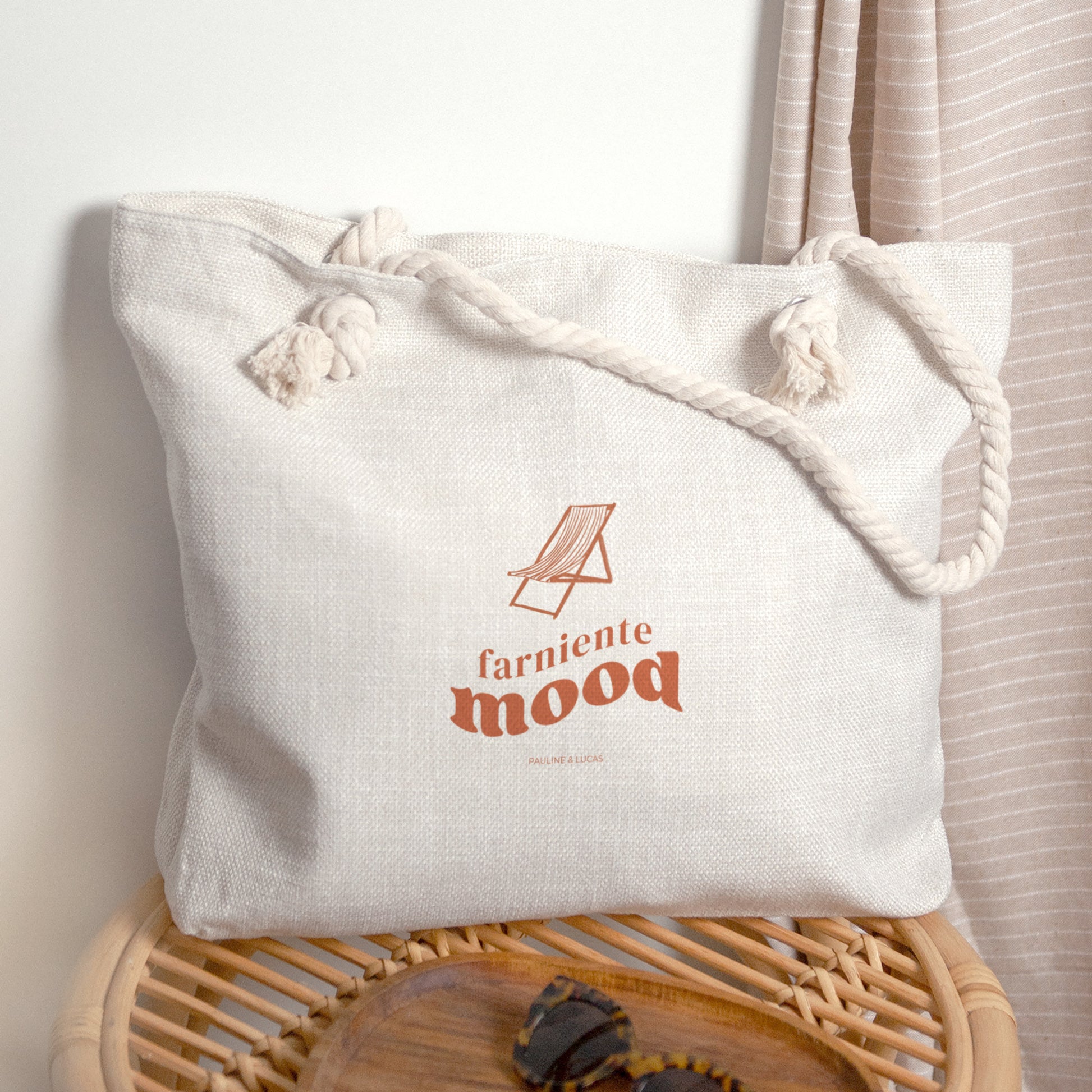 Sac cabas Objets Anse en corde Farniente photo N° 1