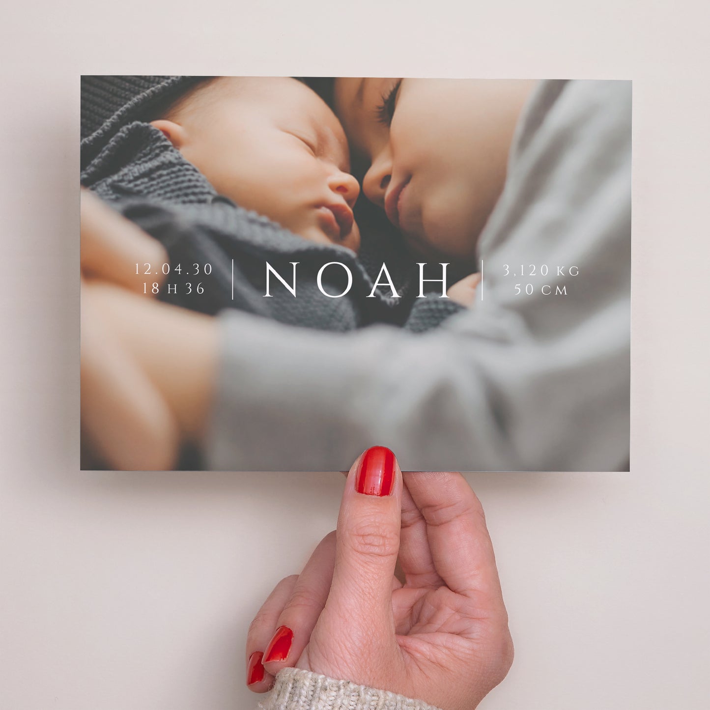 Faire-part Naissance Paysage La Rencontre photo N° 3