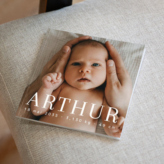 Album photo Naissance Carré 30 pages Photographique Basique photo