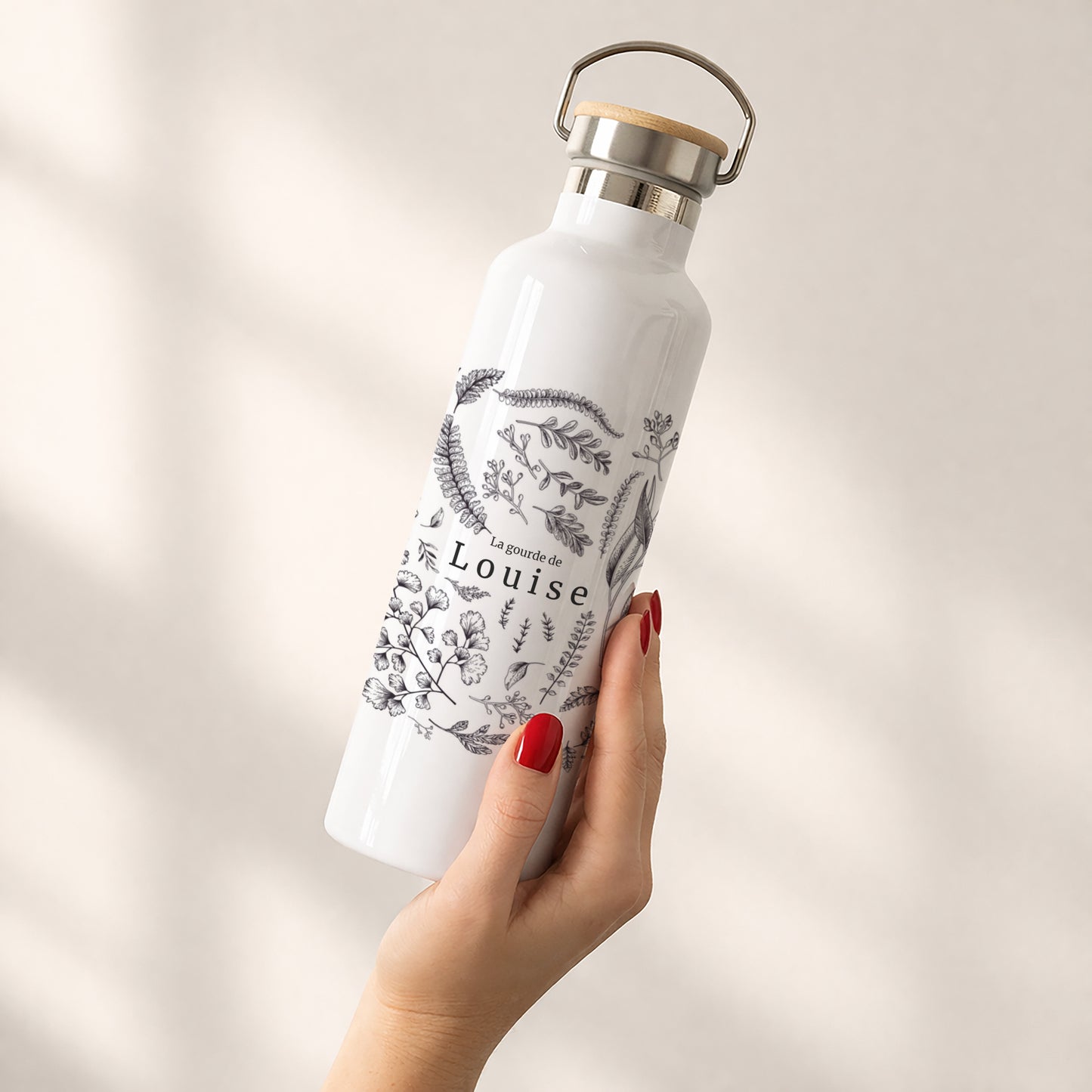 Gourde 75 cl Herbier chouchou photo N° 2