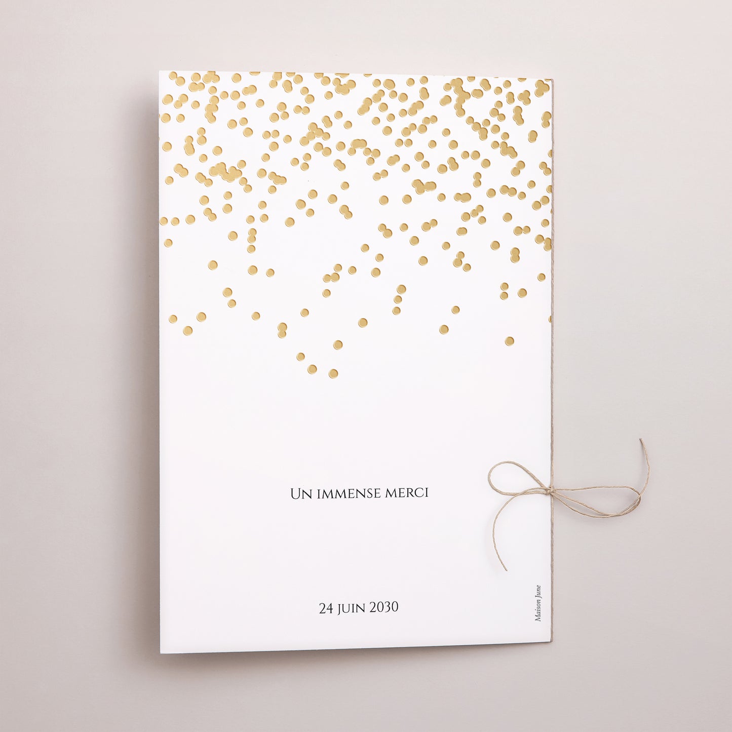 Livret de messe Mariage Double volet Confettis photo N° 3