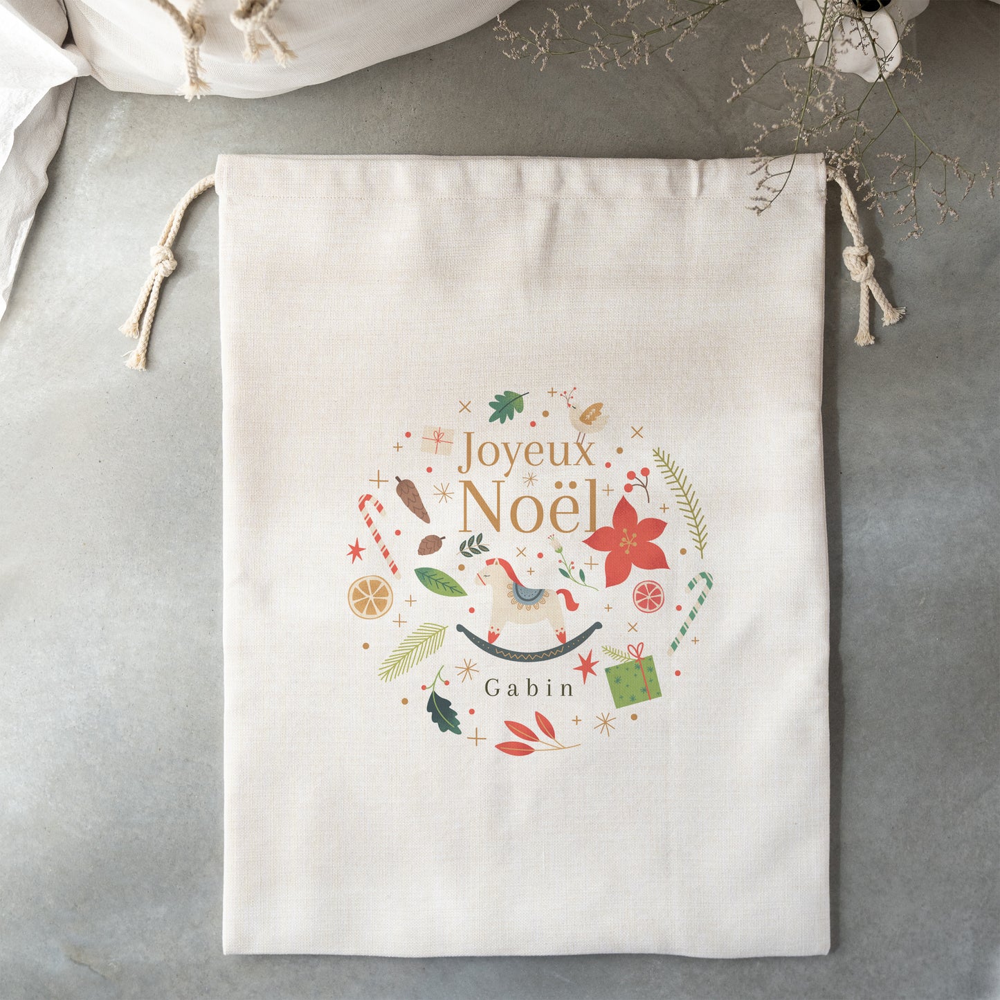 Sac de rangement Fin d'année Grand format Tourbillon enchanté photo N° 2