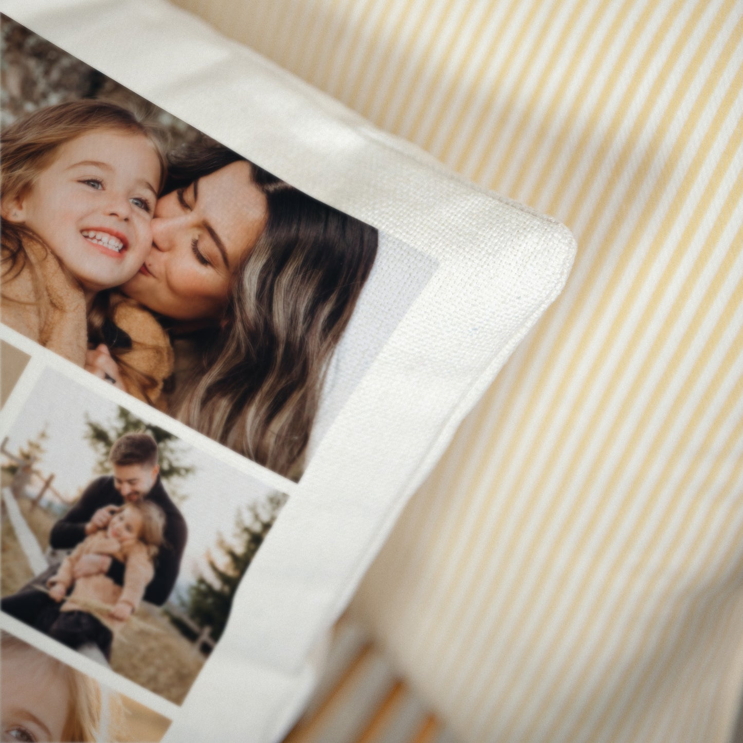 Coussin Objets Beige naturel Multiphotos kraft photo N° 3