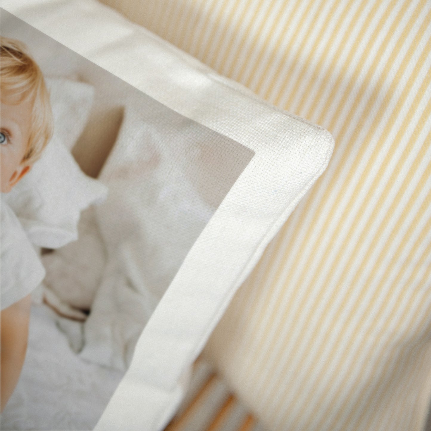 Coussin Objets Beige naturel The best family photo N° 3