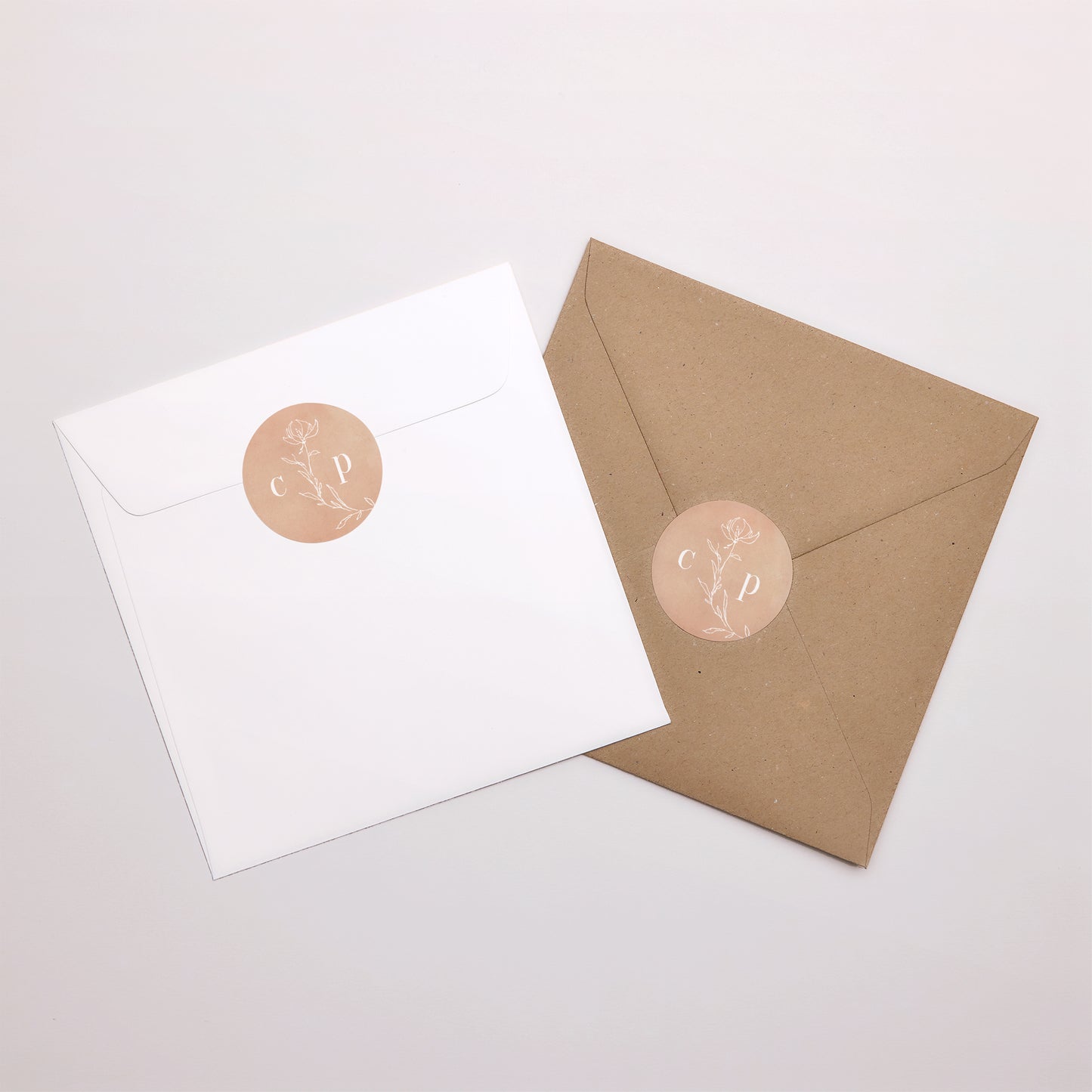 Sticker Mariage Rond Une page de poésie photo N° 3