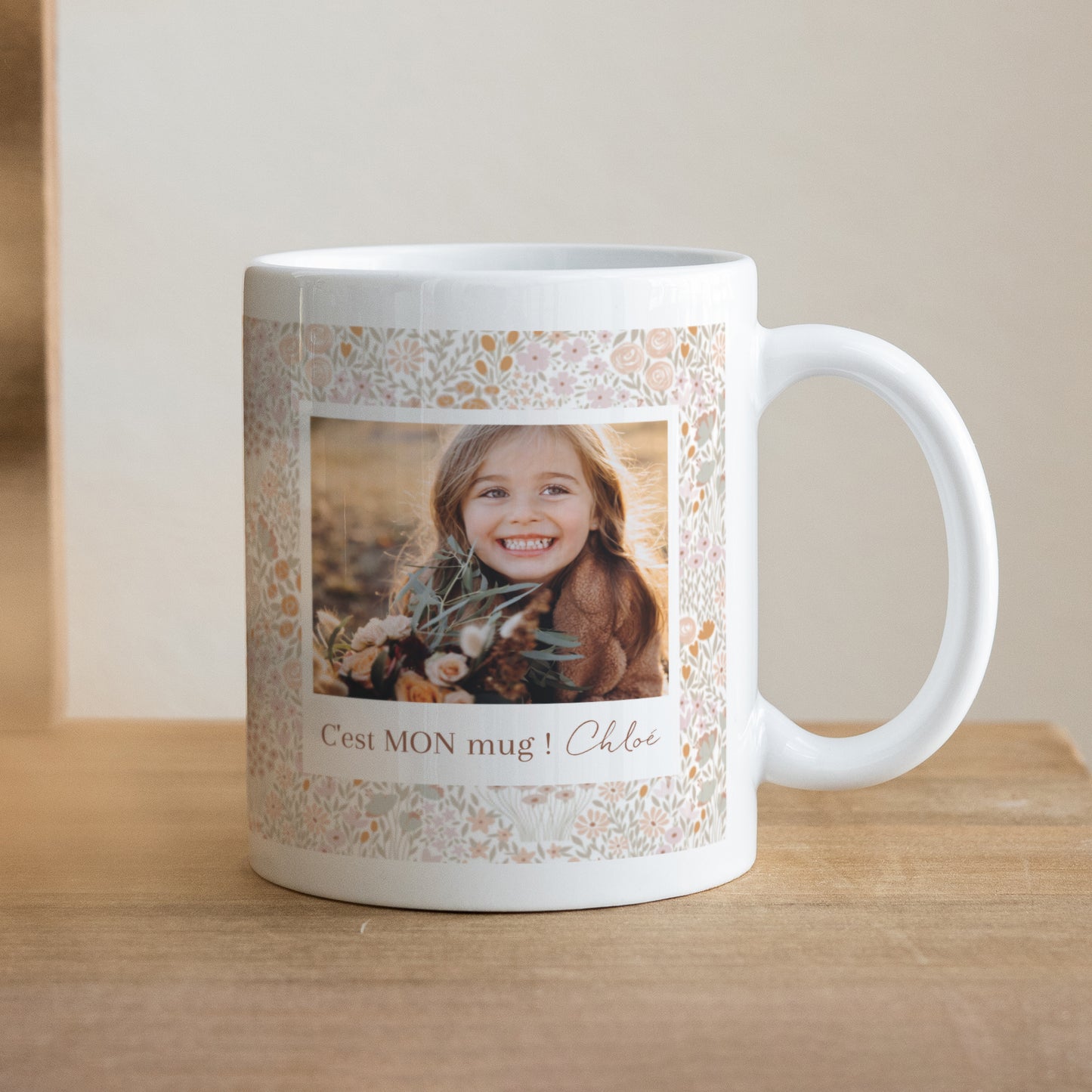 Mug Objets Blanc Liberty rose photo N° 1