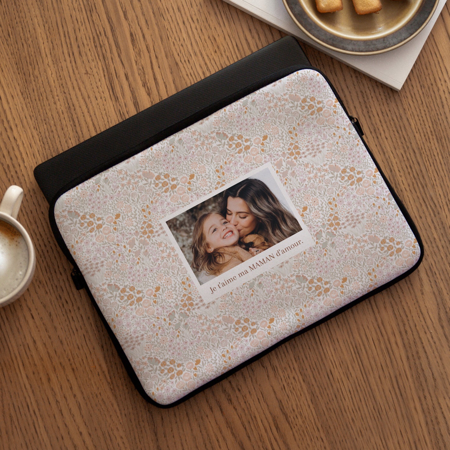 Housse ordinateur 15 pouces Liberty rose photo N° 3