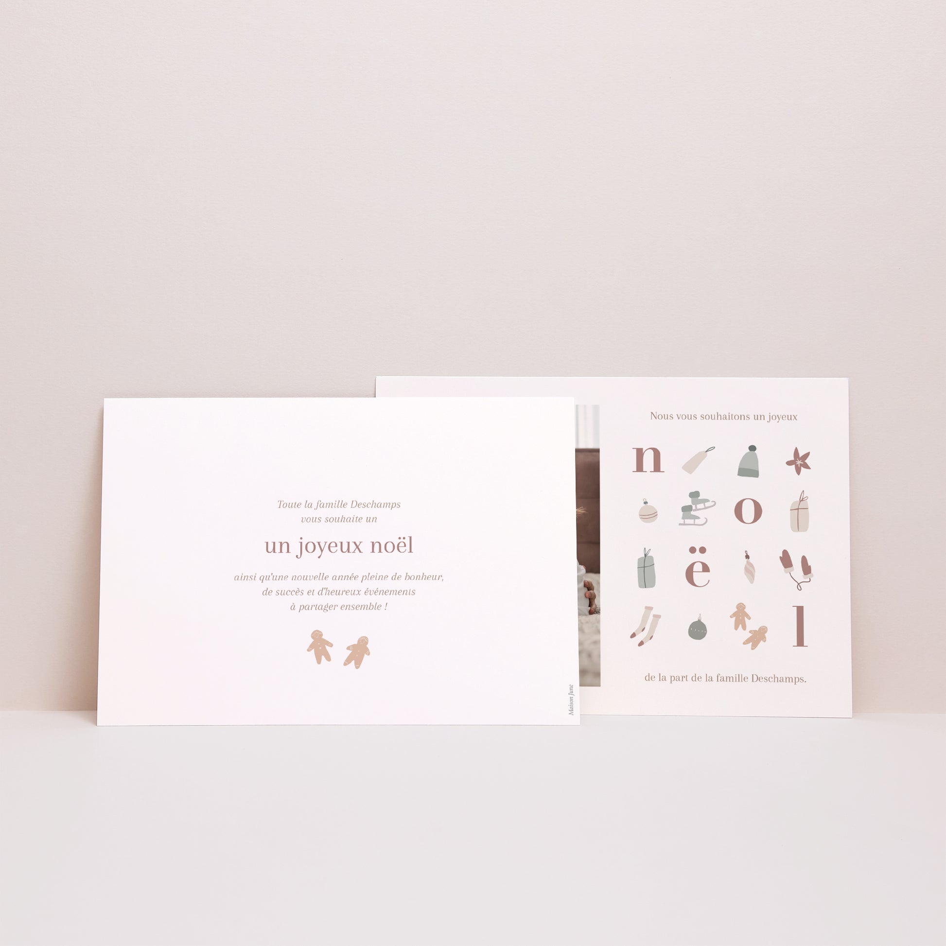 Carte de Noel Fin d'année Paysage Tout pour l'hiver photo N° 2