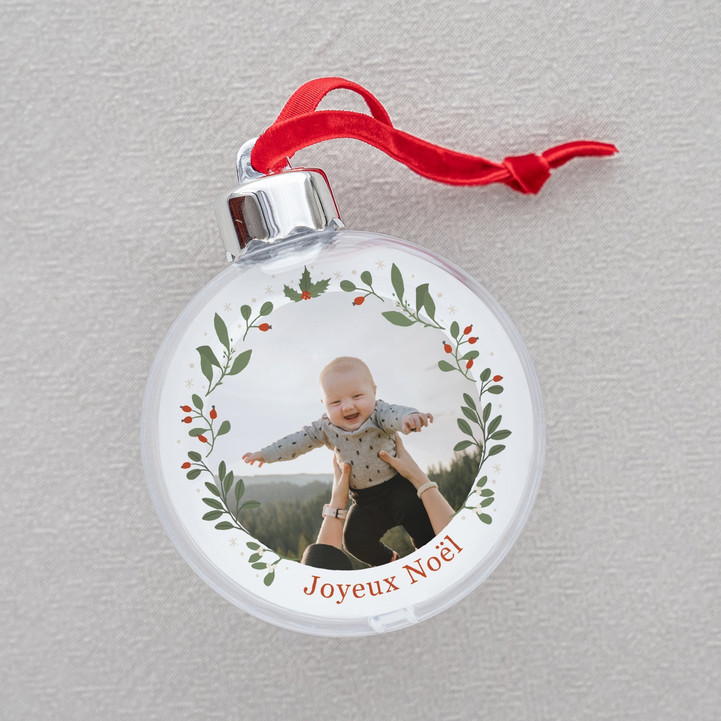 Boule de Noël Fin d'année Ronde Couronne de Noël IV photo N° 2