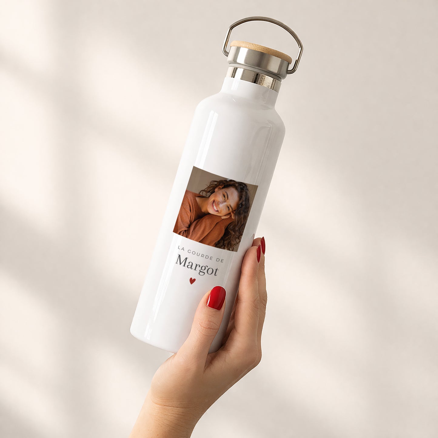 Gourde Objets 75 cl Typo Coeur photo N° 2