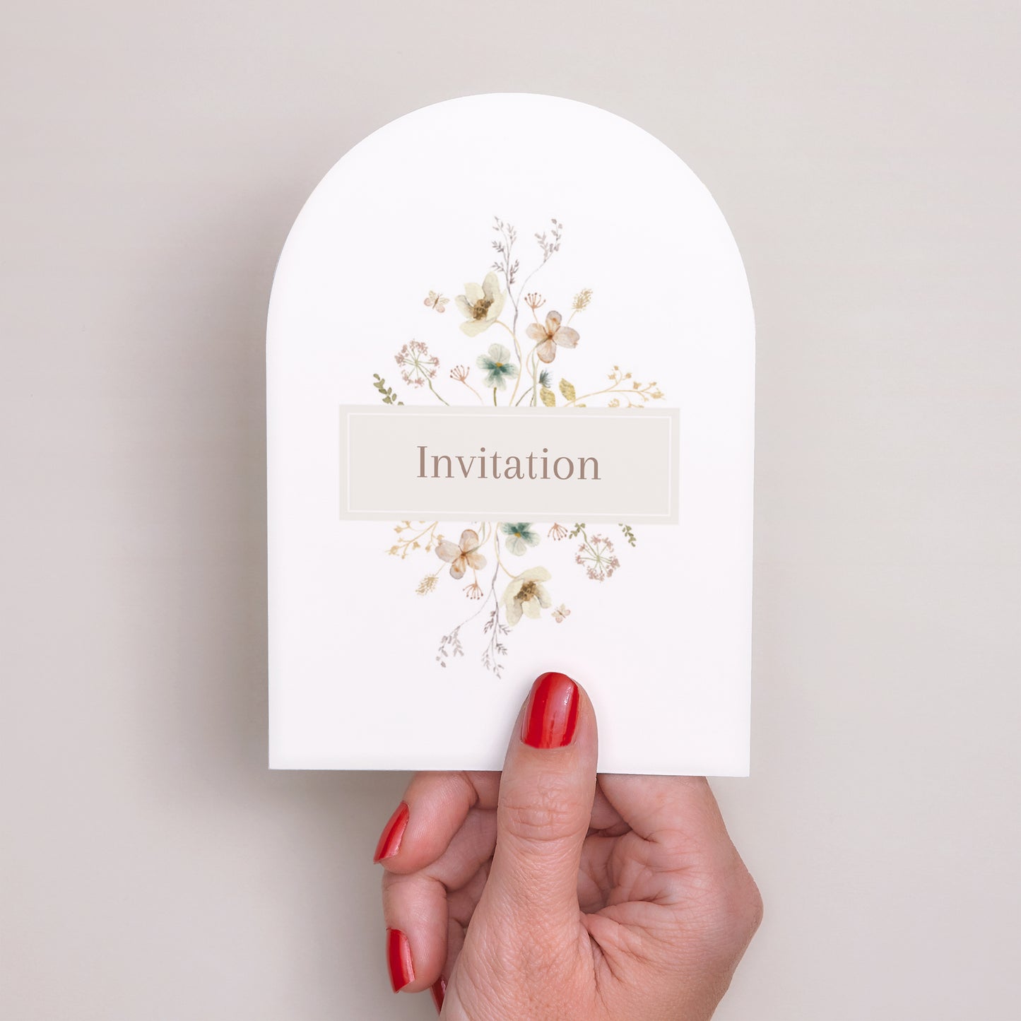 Invitations Mariage Petite arche Fleurs sauvages III photo N° 2