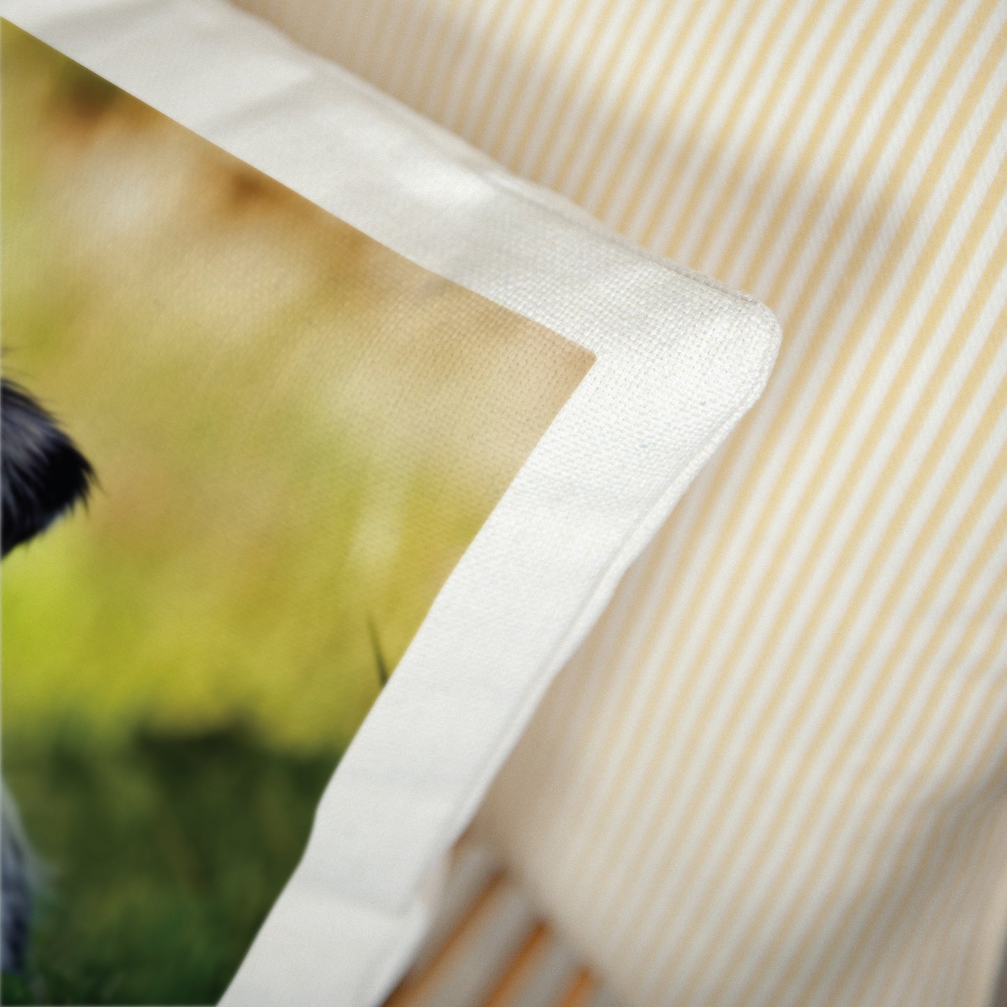 Coussin Objets Beige naturel Le plus fidèle photo N° 3