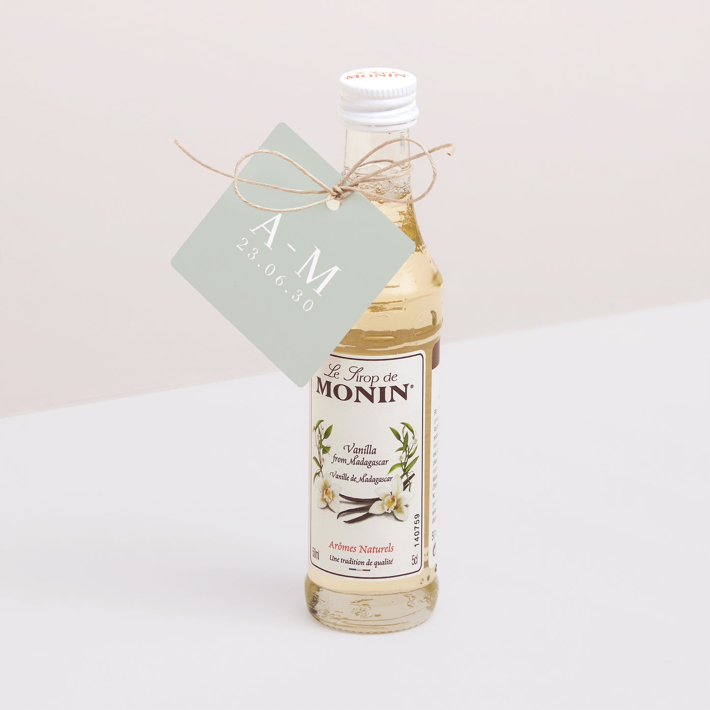 Etiquette perforée Mariage Carrée branche d'olivier III photo N° 3