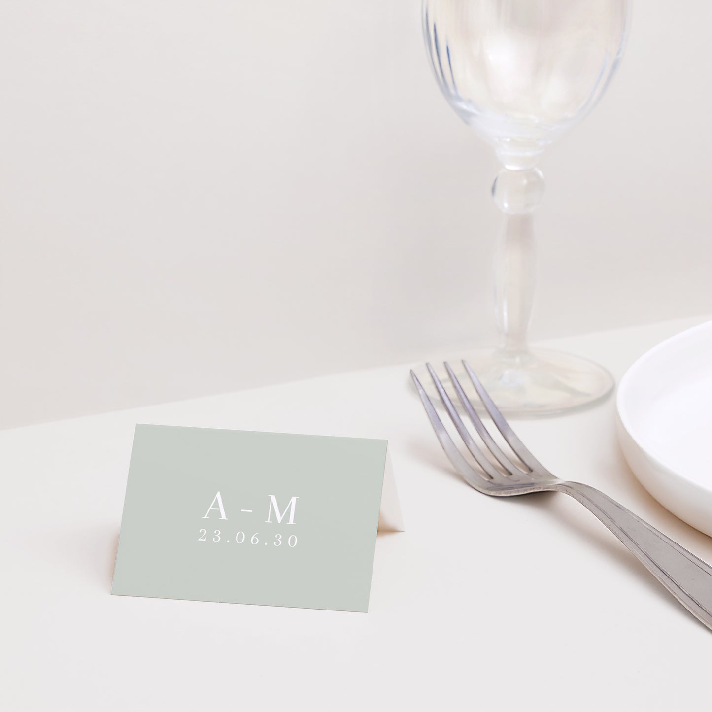 Marque-place Mariage 2 volets branche d'olivier III photo N° 2