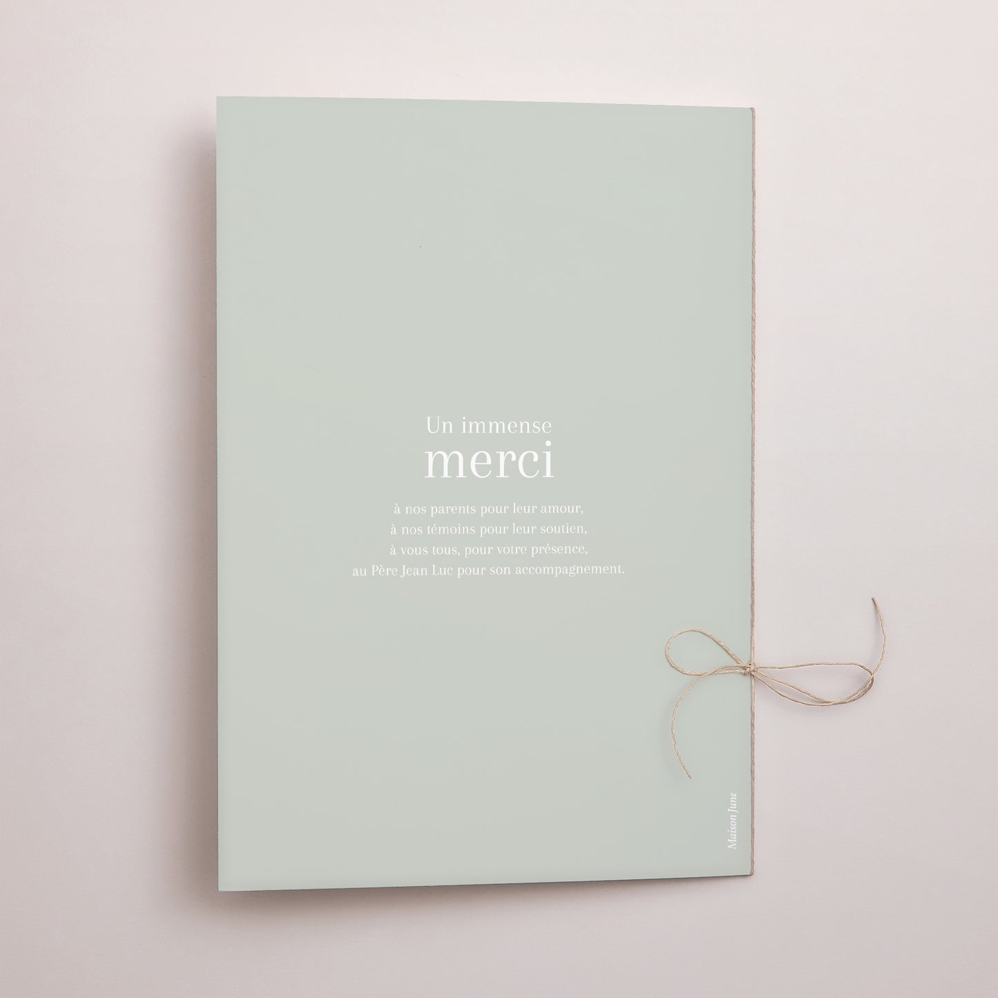 Livret de messe Mariage Double volet branche d'olivier III photo N° 3