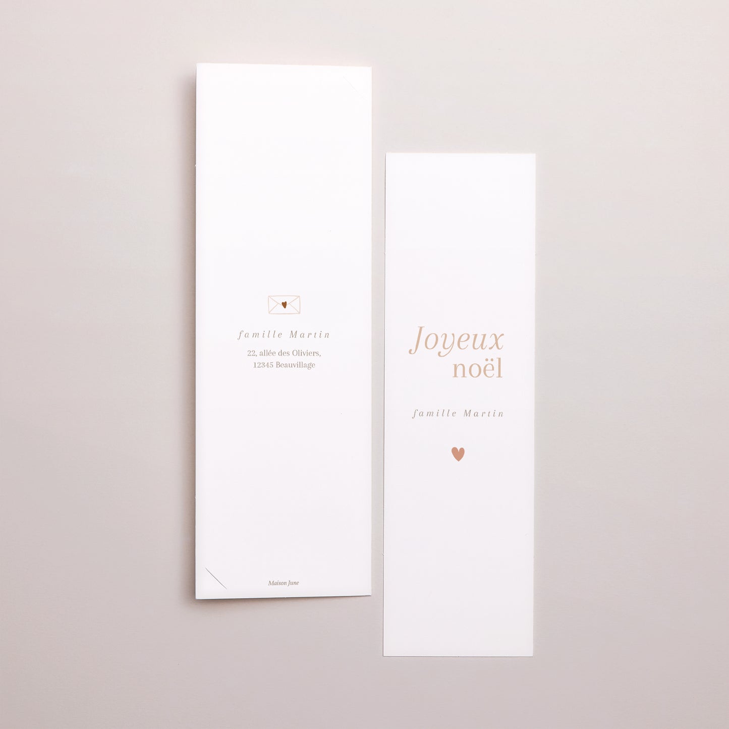 Carte de Noel Fin d'année Marque-page photo Mille et un cadeaux photo N° 3