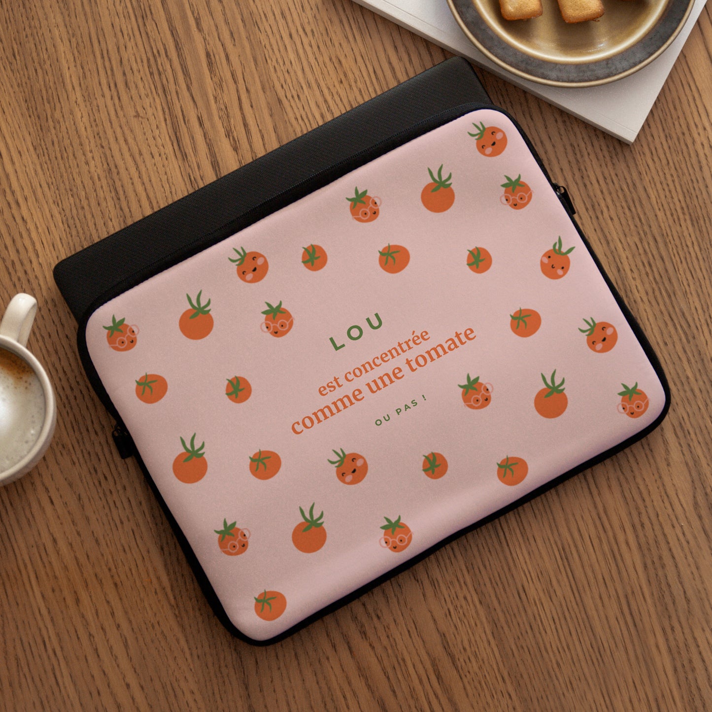 Housse ordinateur 15 pouces Concentré comme une tomate photo N° 3