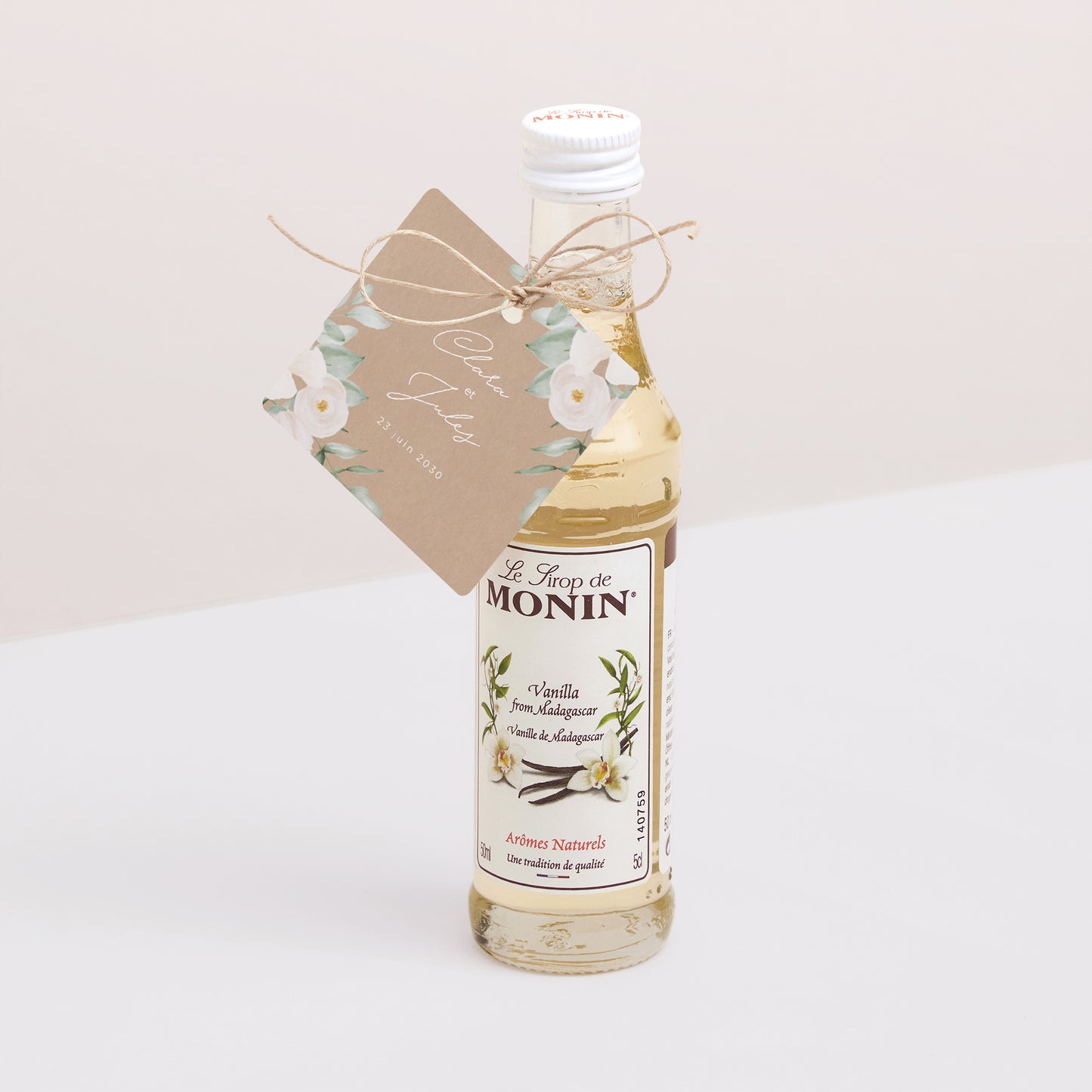 Etiquette perforée Mariage Carrée Romance II photo N° 3