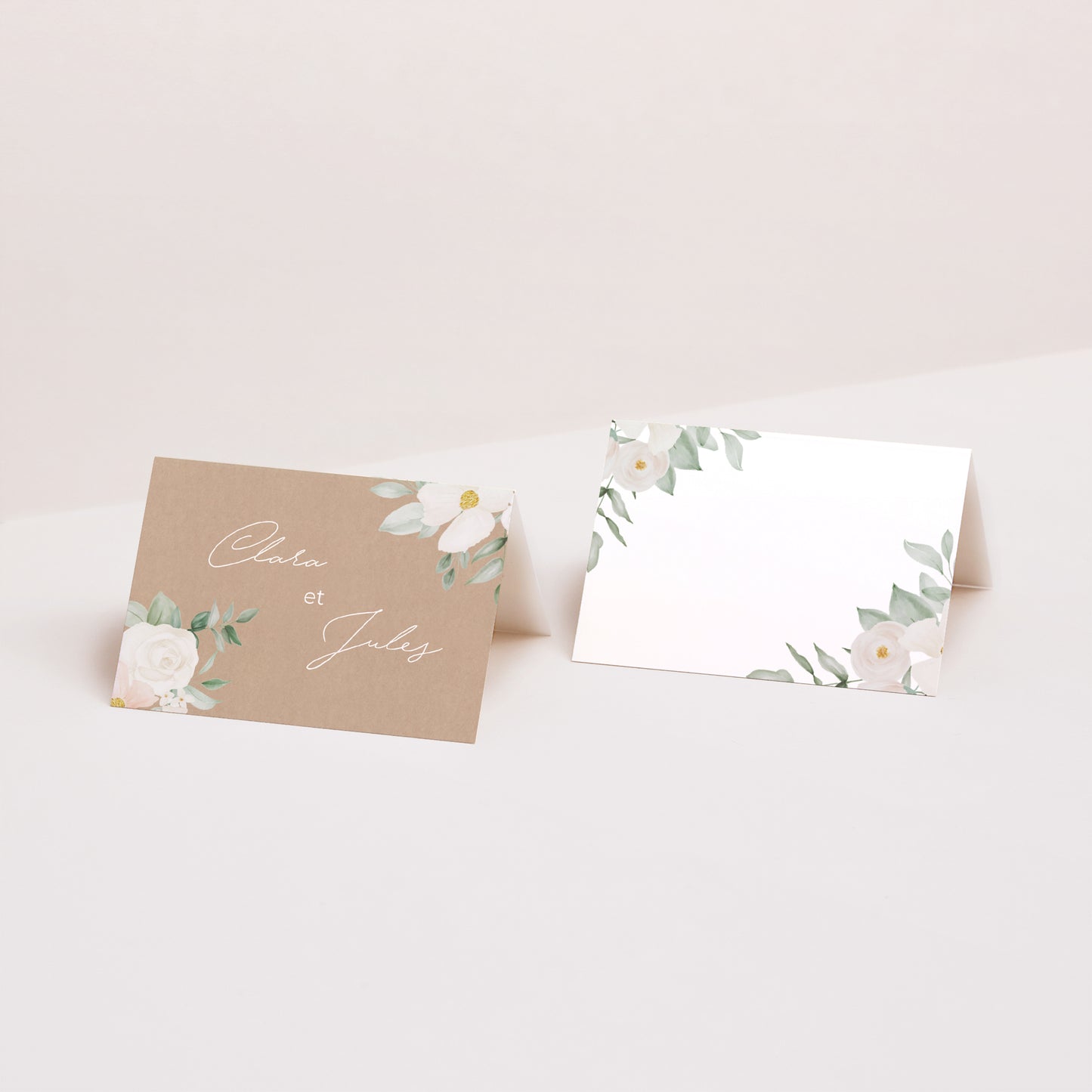 Marque-place Mariage 2 volets Romance II photo N° 1