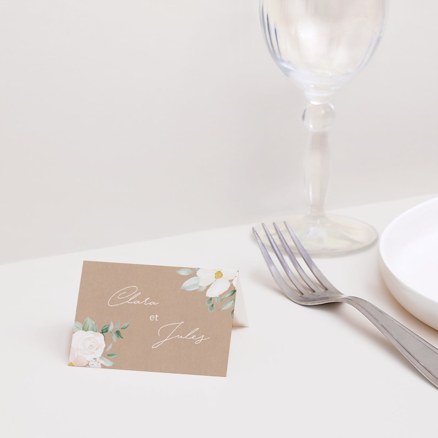 Marque-place Mariage 2 volets Romance II photo N° 2