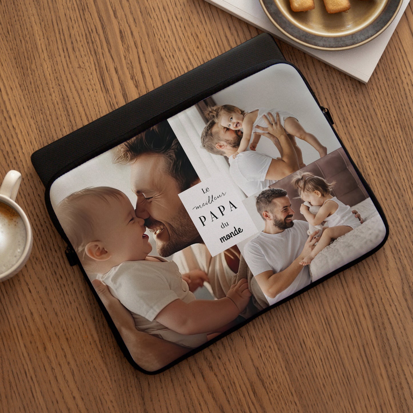 Housse ordinateur 15 pouces Le meilleur des papas photo N° 3