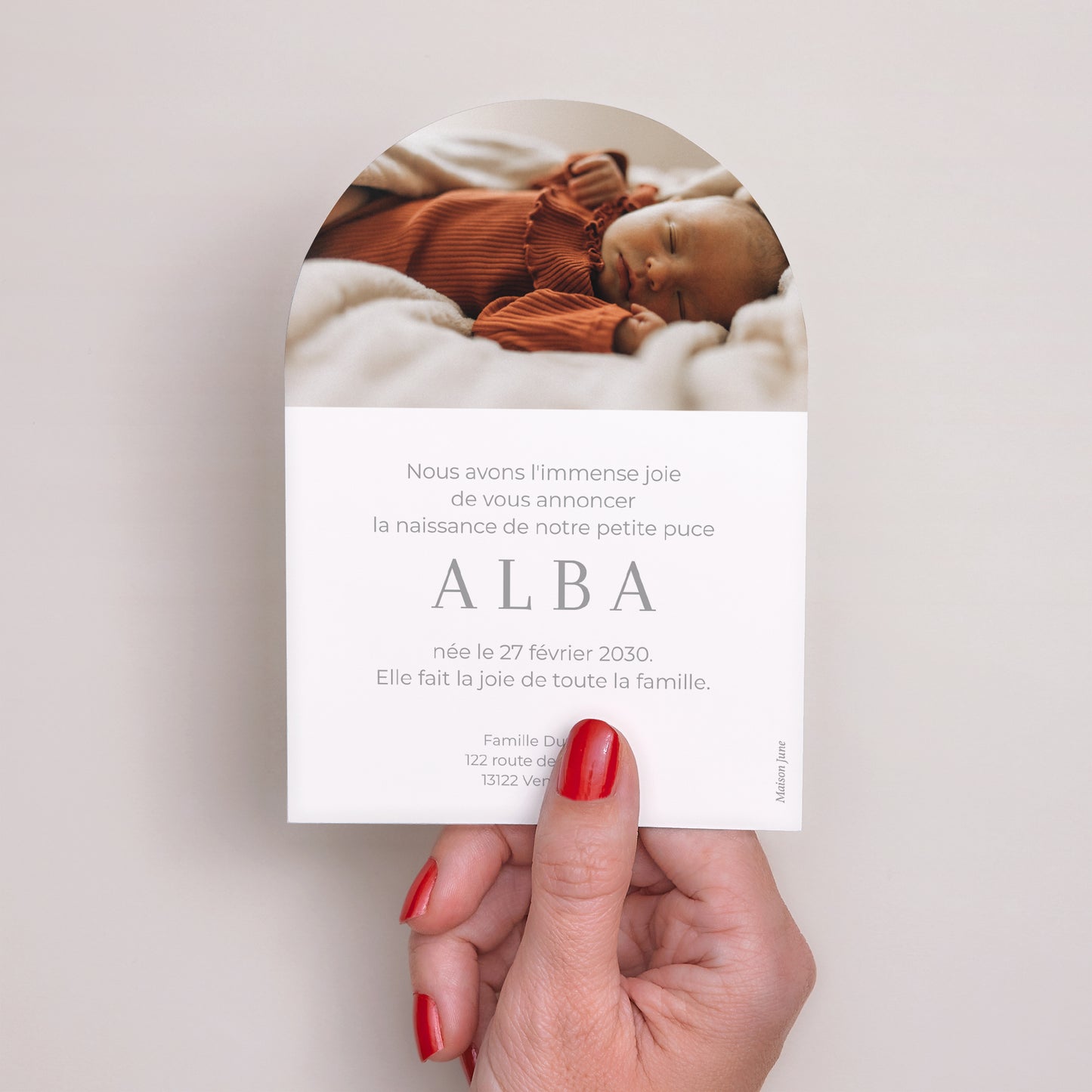 Faire-part Naissance Petite arche a star is born photo N° 3