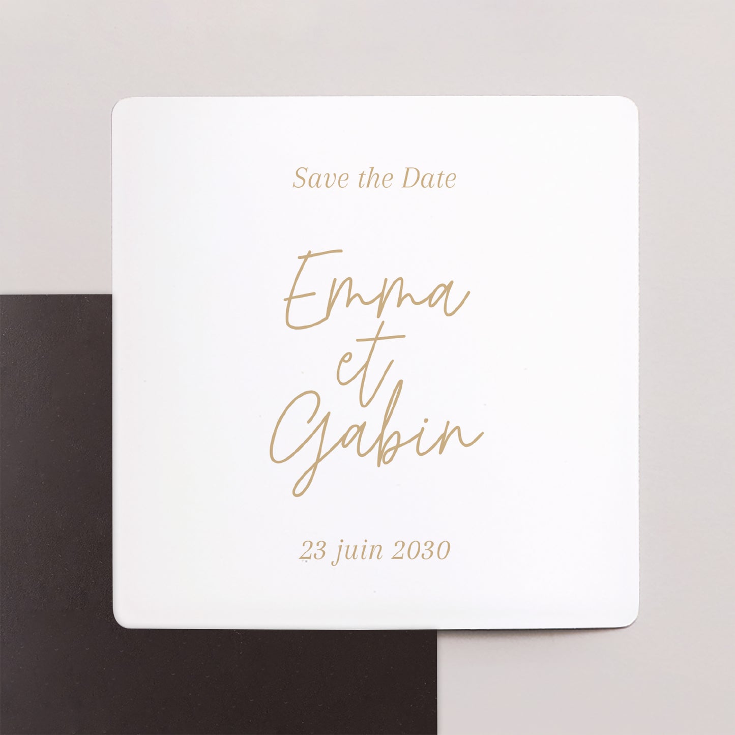 Save the date Mariage Lot de 9, magnétique Shakespeare photo N° 1