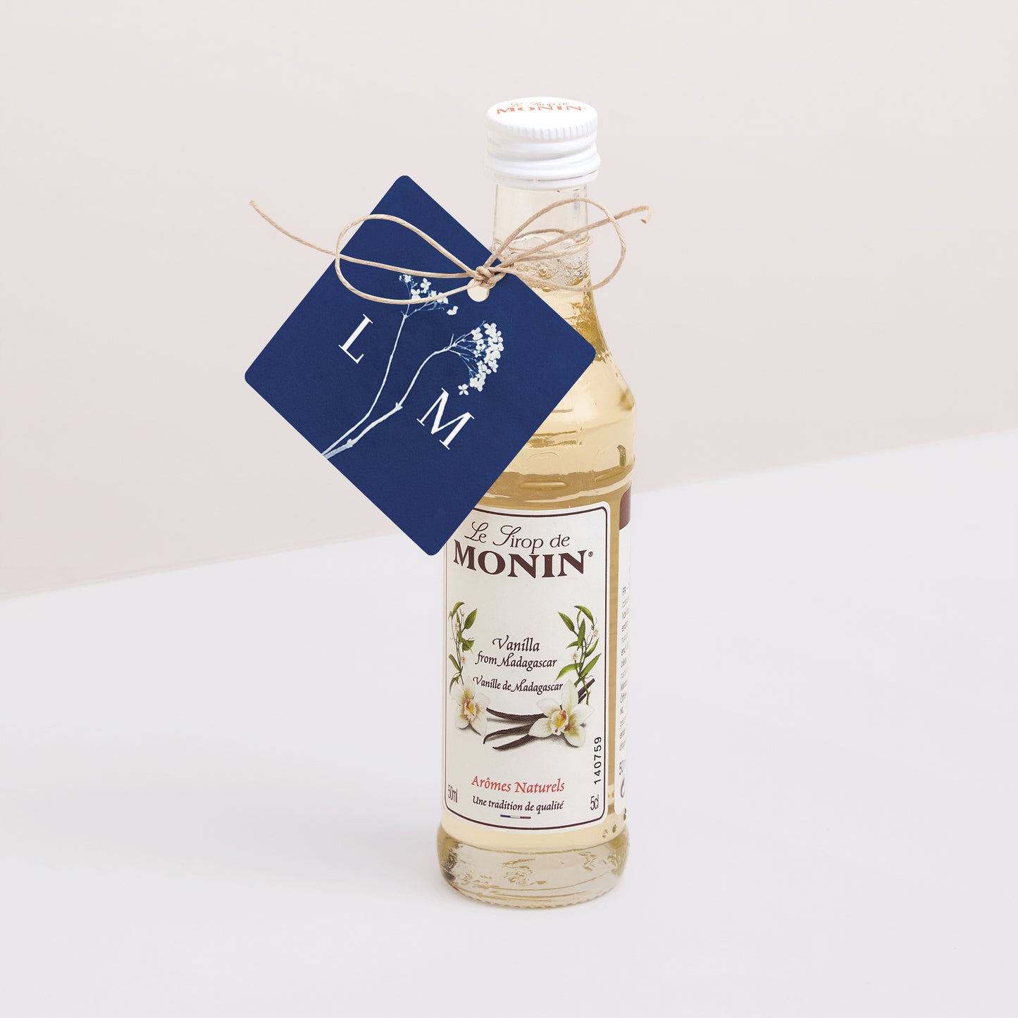 Etiquette perforée Mariage Carrée Cyanotype photo N° 3