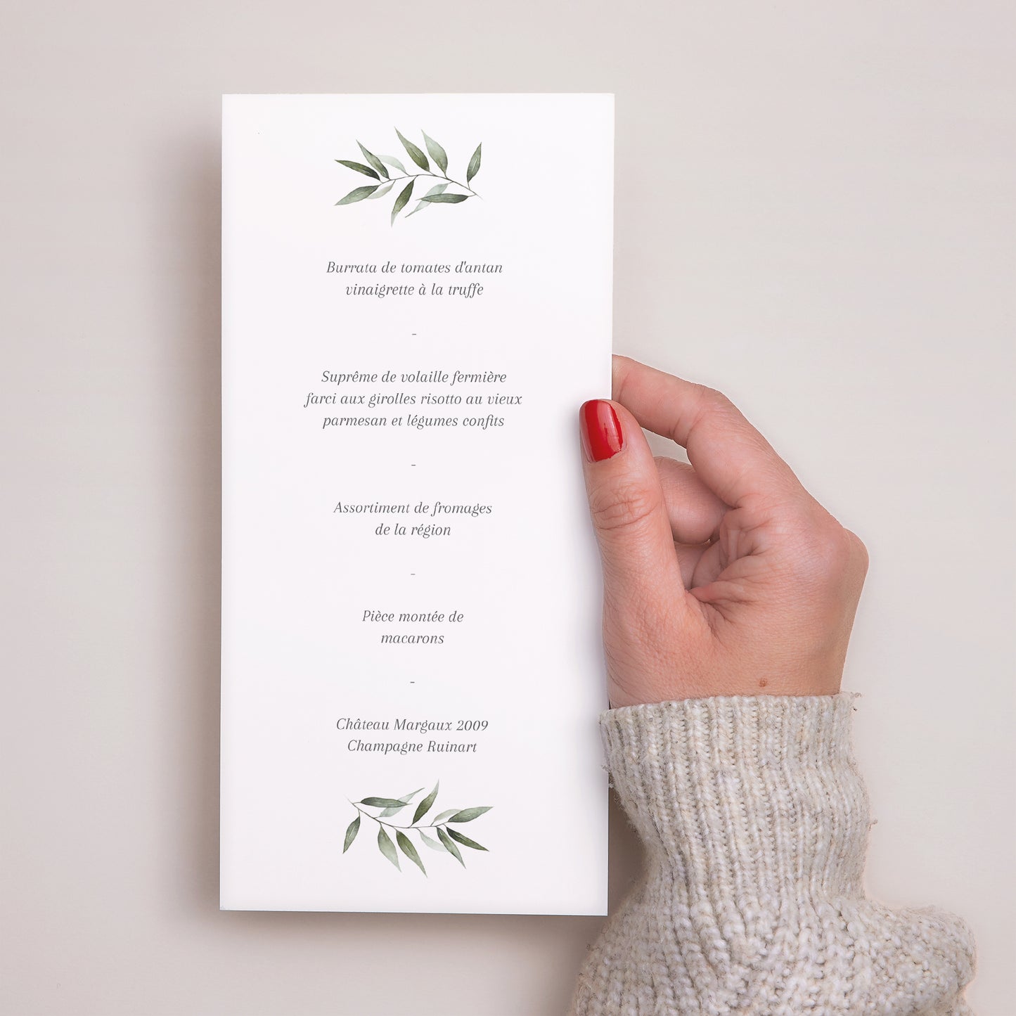 Menu Mariage Panoramique portrait Majéline photo N° 3