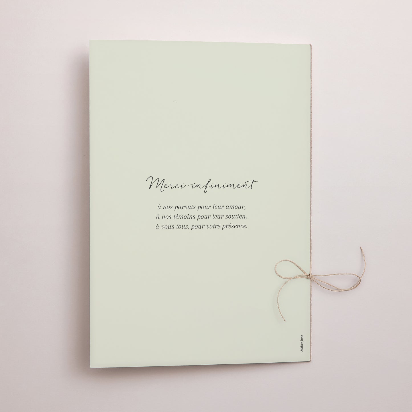 Livret de messe Mariage Double volet Séraline photo N° 3