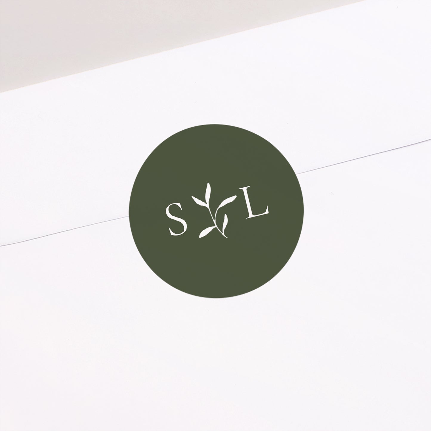 Sticker Mariage Rond Brin romantique III photo N° 1