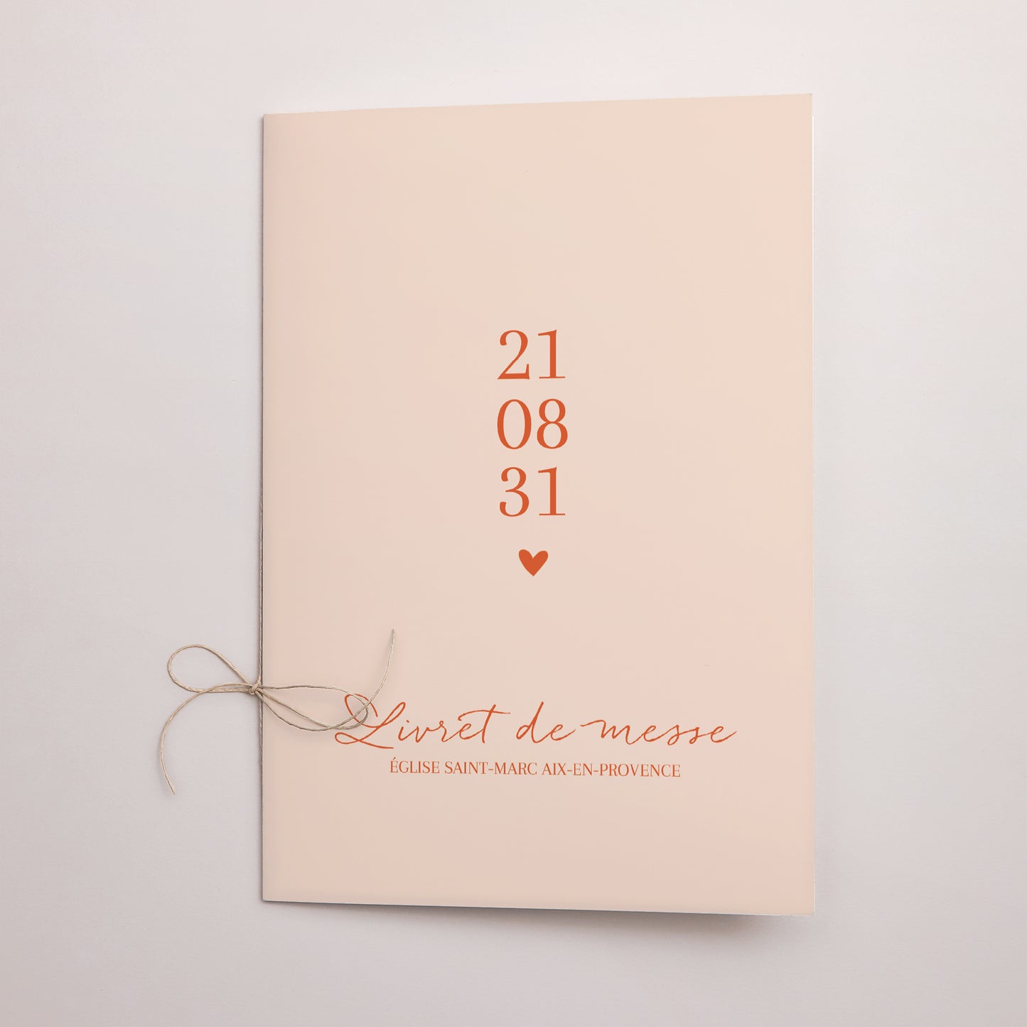 Livret de messe Mariage Double volet Amour toujours photo N° 1