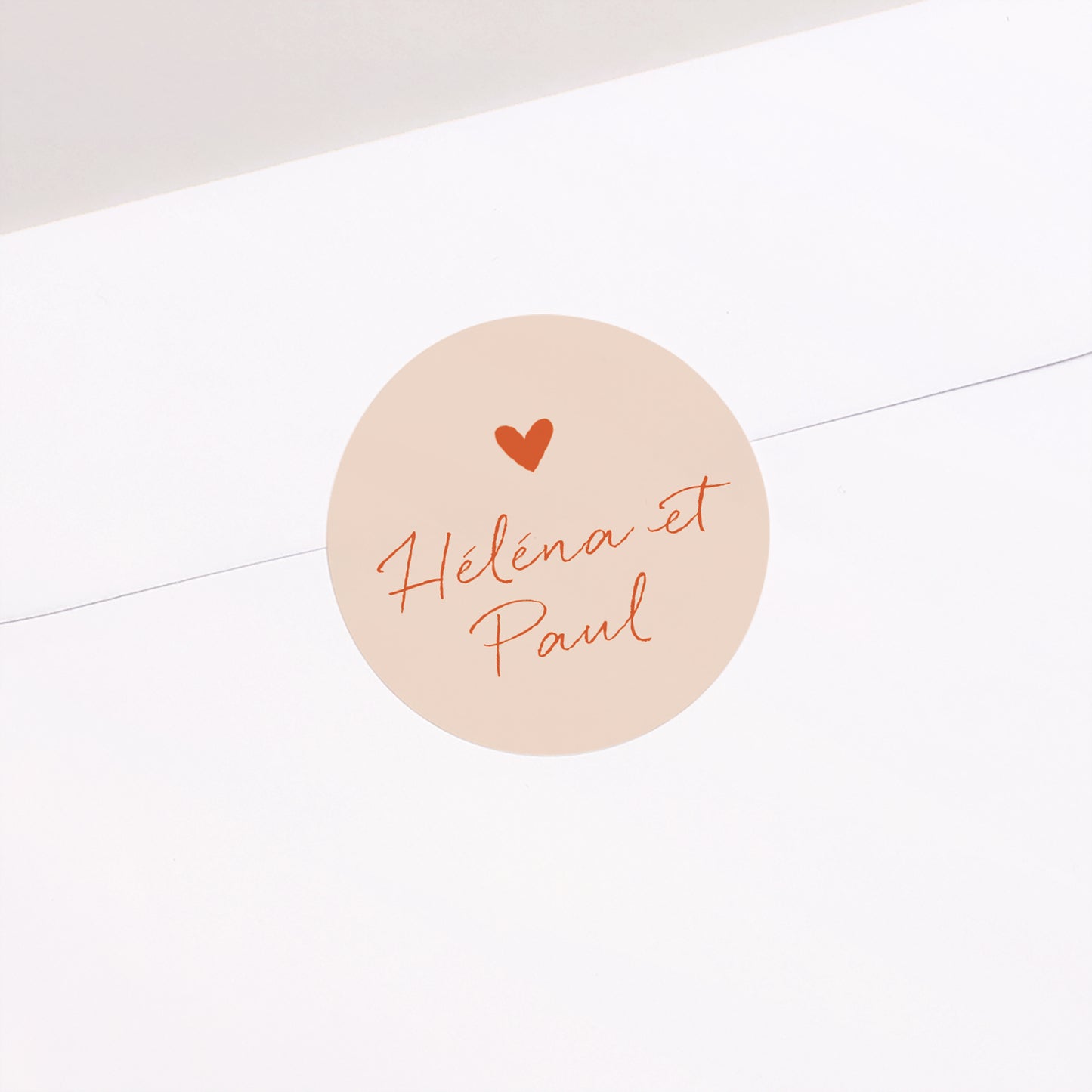 Sticker Mariage Rond Amour toujours photo N° 1