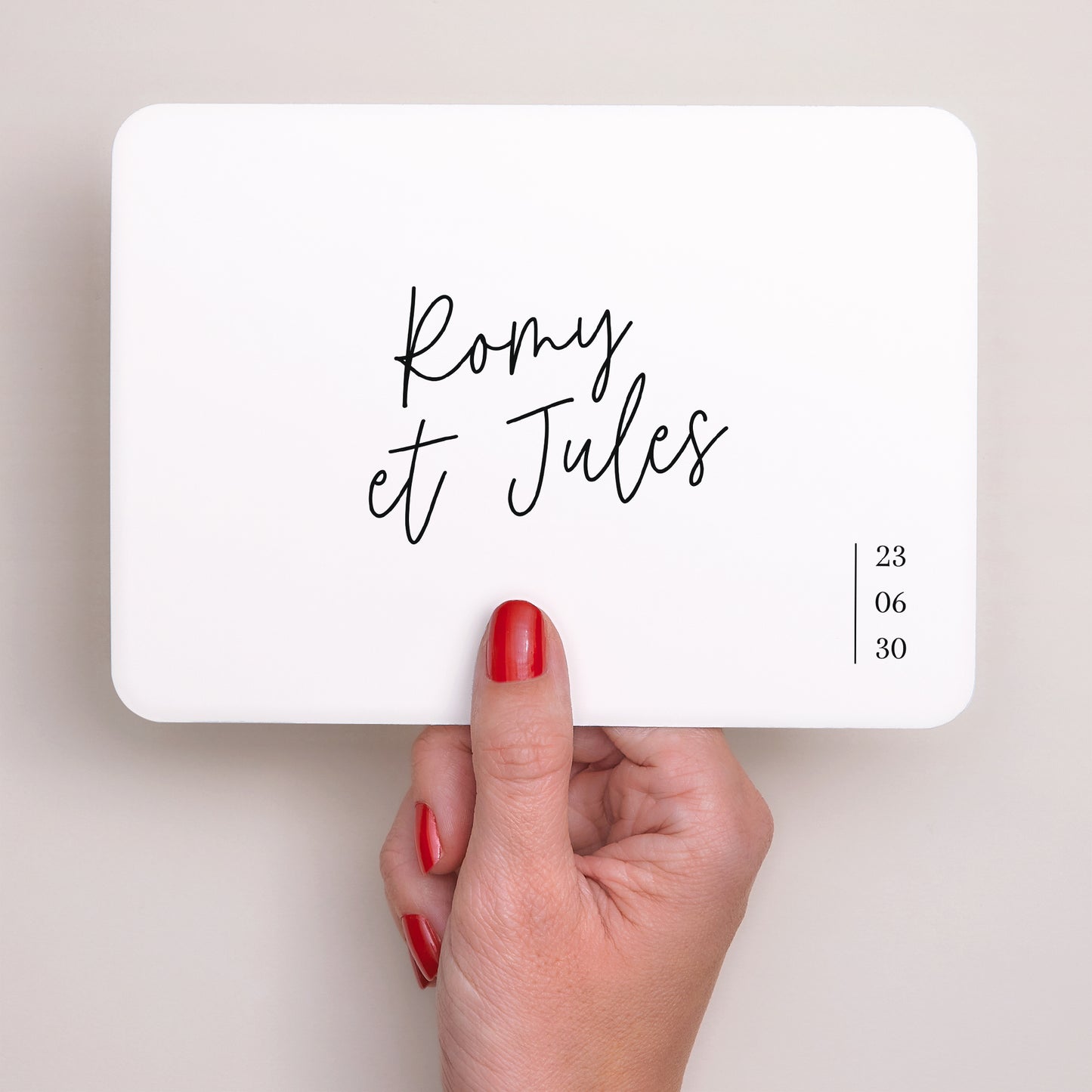 Faire-part Mariage Paysage, bords arrondis Pacôme photo N° 3