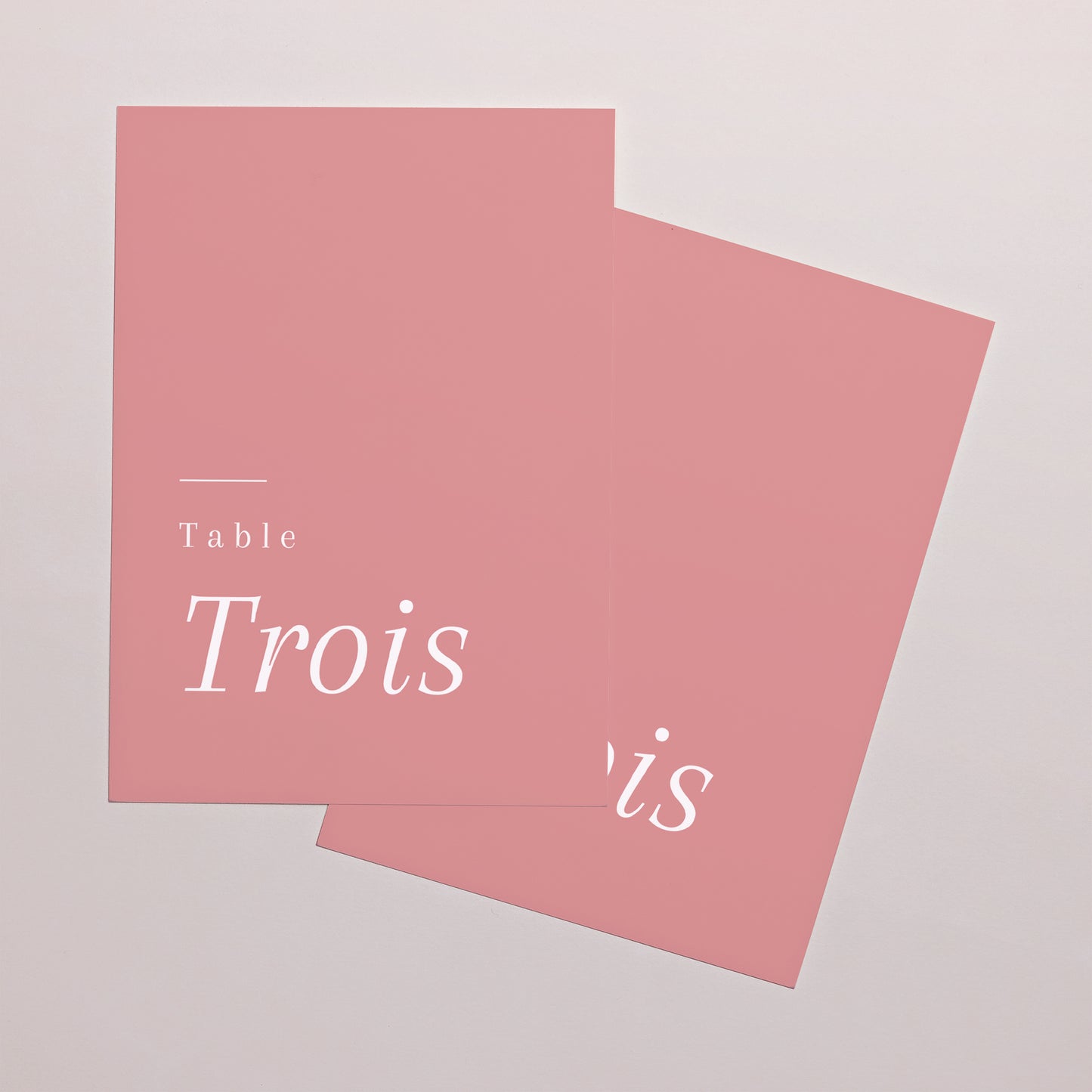 Marque table Mariage Rectangle Cornaline photo N° 2