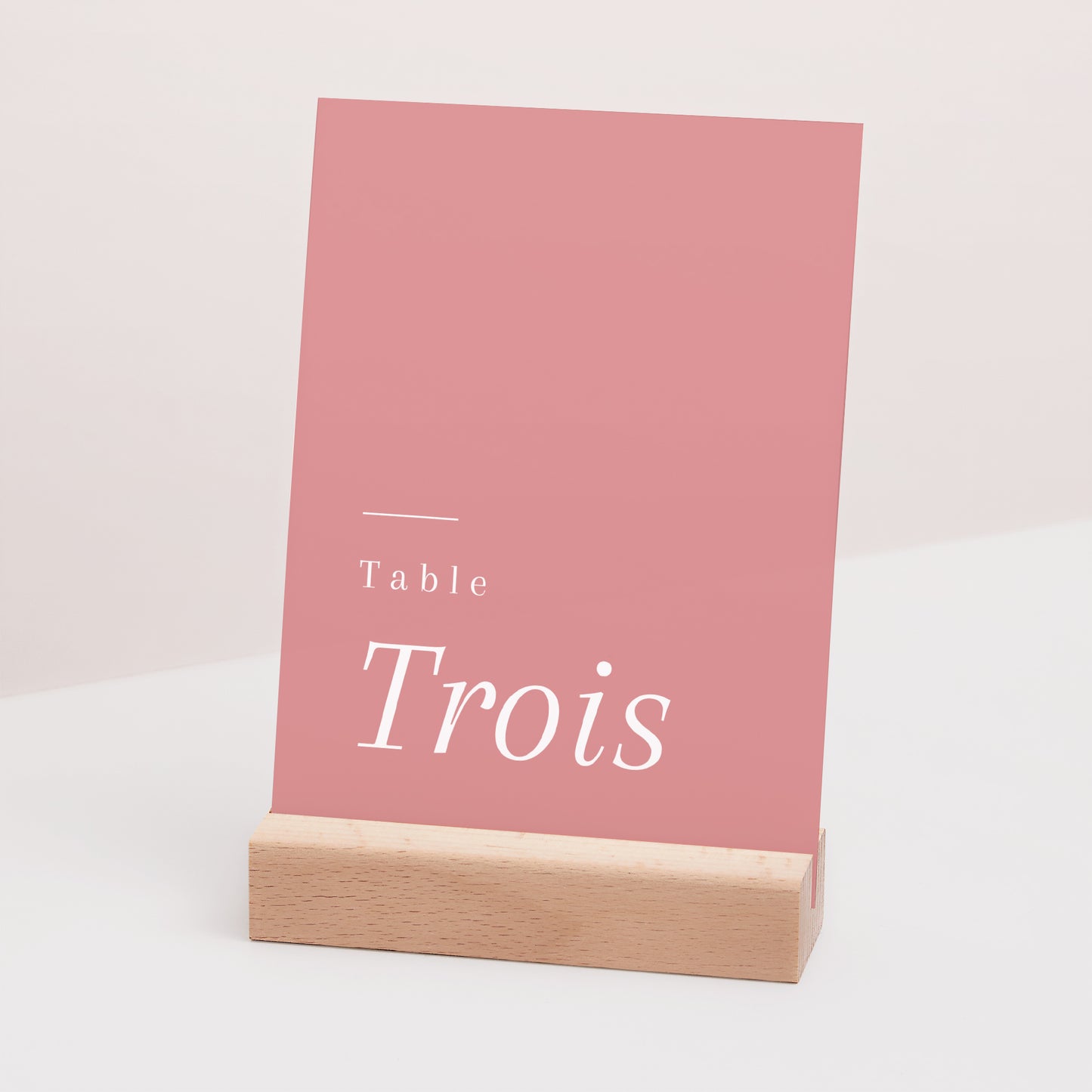 Marque table Mariage Rectangle Cornaline photo N° 3