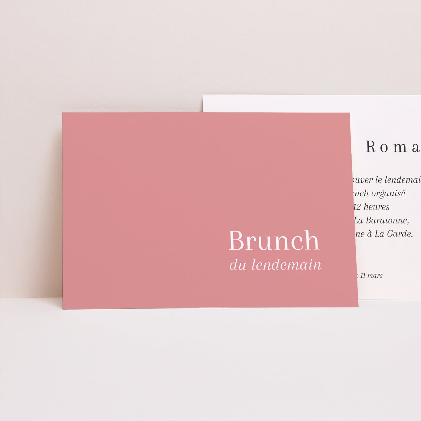 Invitations Mariage Paysage Cornaline photo N° 1