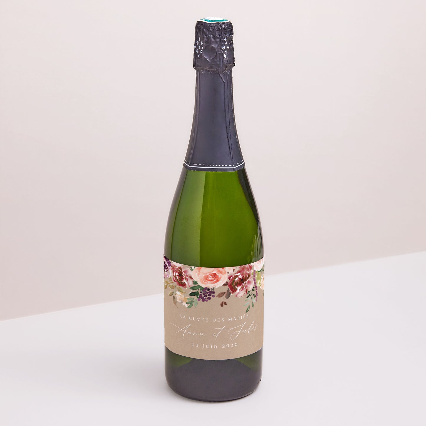 Etiquette bouteille Mariage Paysage Caudélie photo N° 1