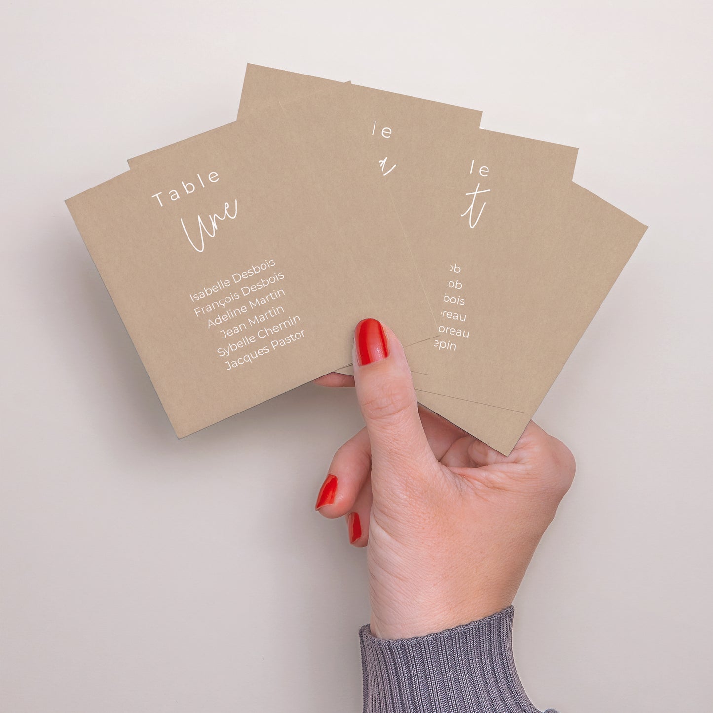 Plan de table Mariage Lot de 12 For Ever photo N° 3