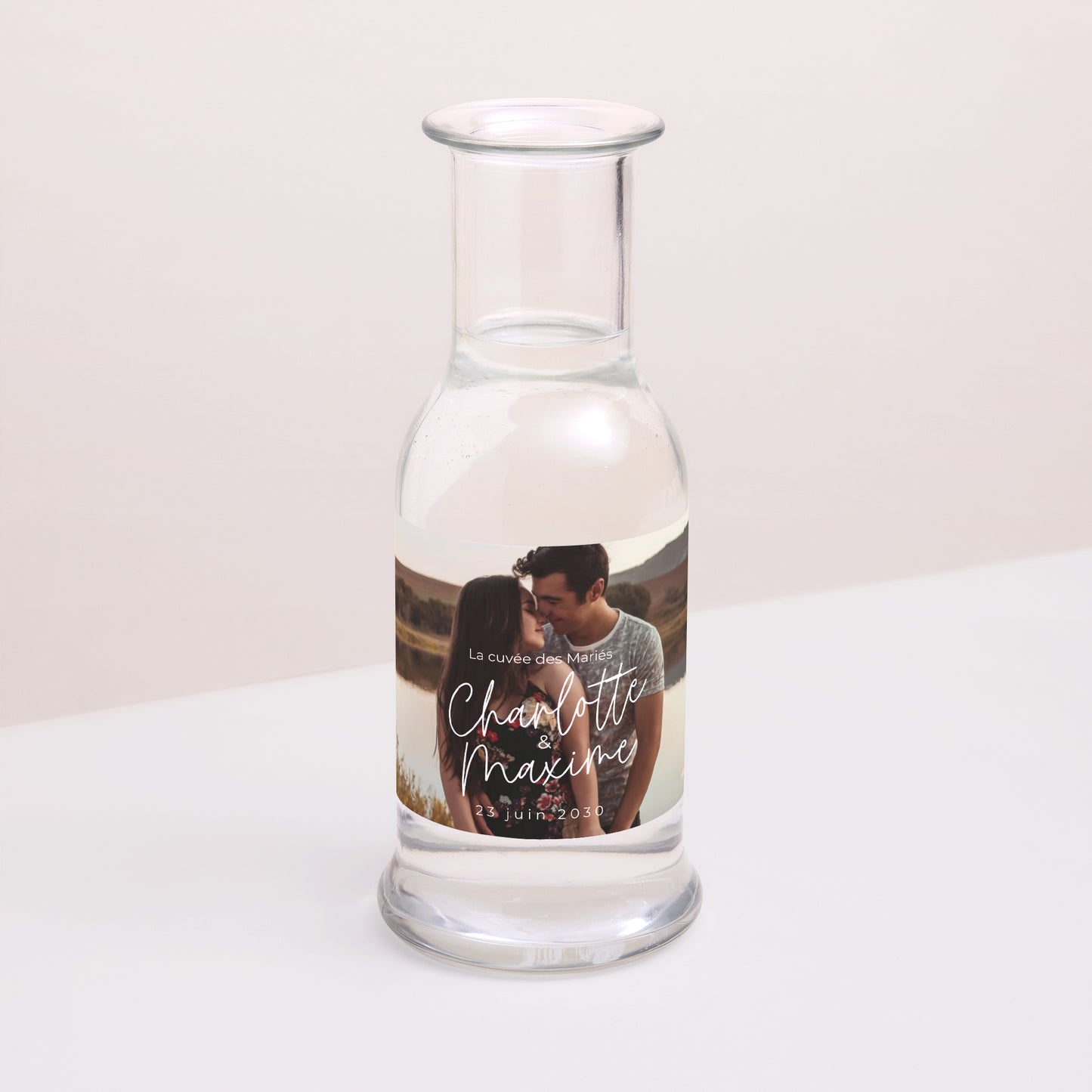 Etiquette bouteille Mariage Paysage For Ever photo N° 2