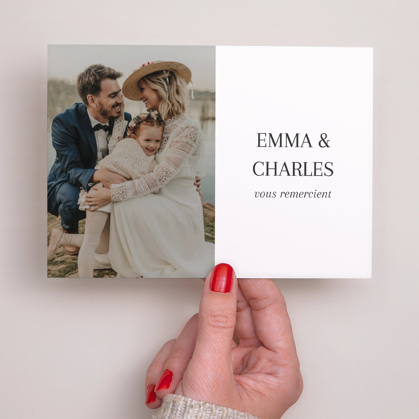 Remerciements Mariage Paysage Oui pour la vie photo N° 3