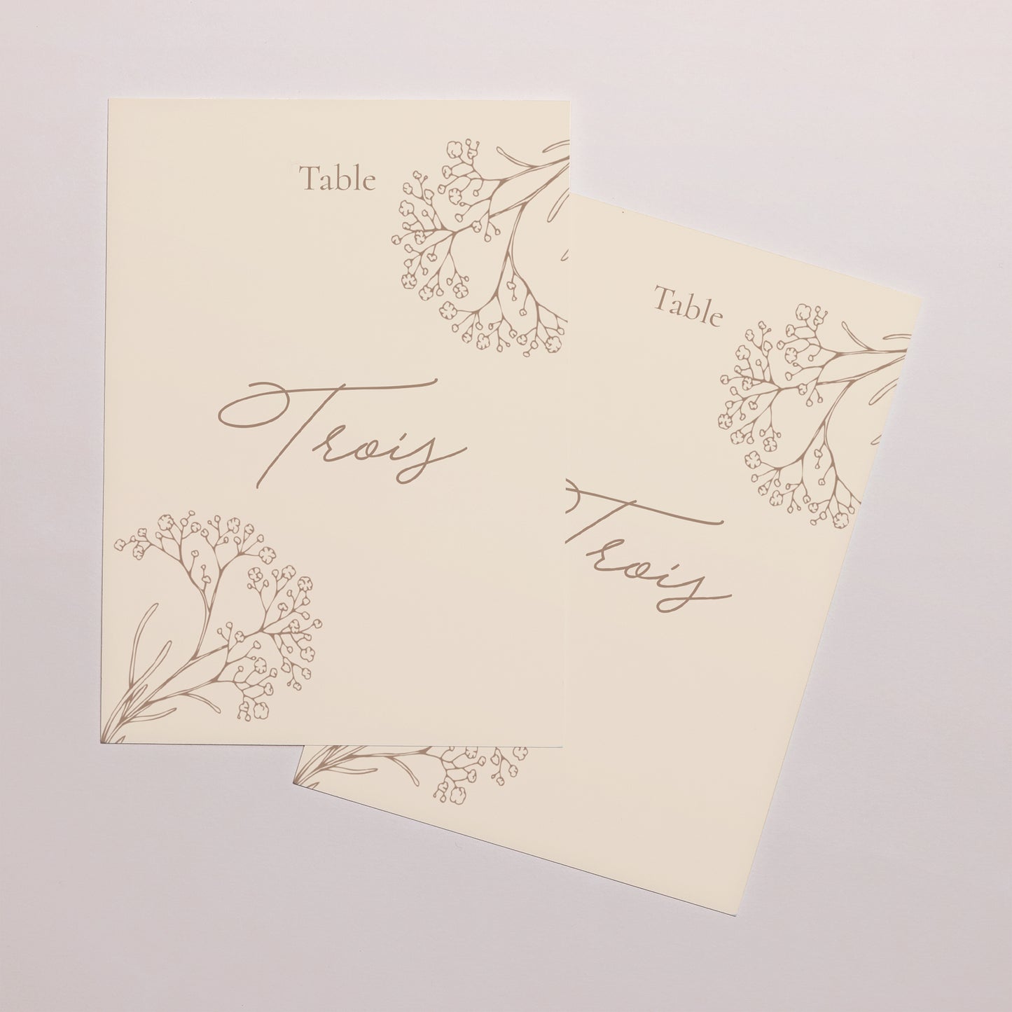 Marque table Mariage Rectangle Brin bohème photo N° 2