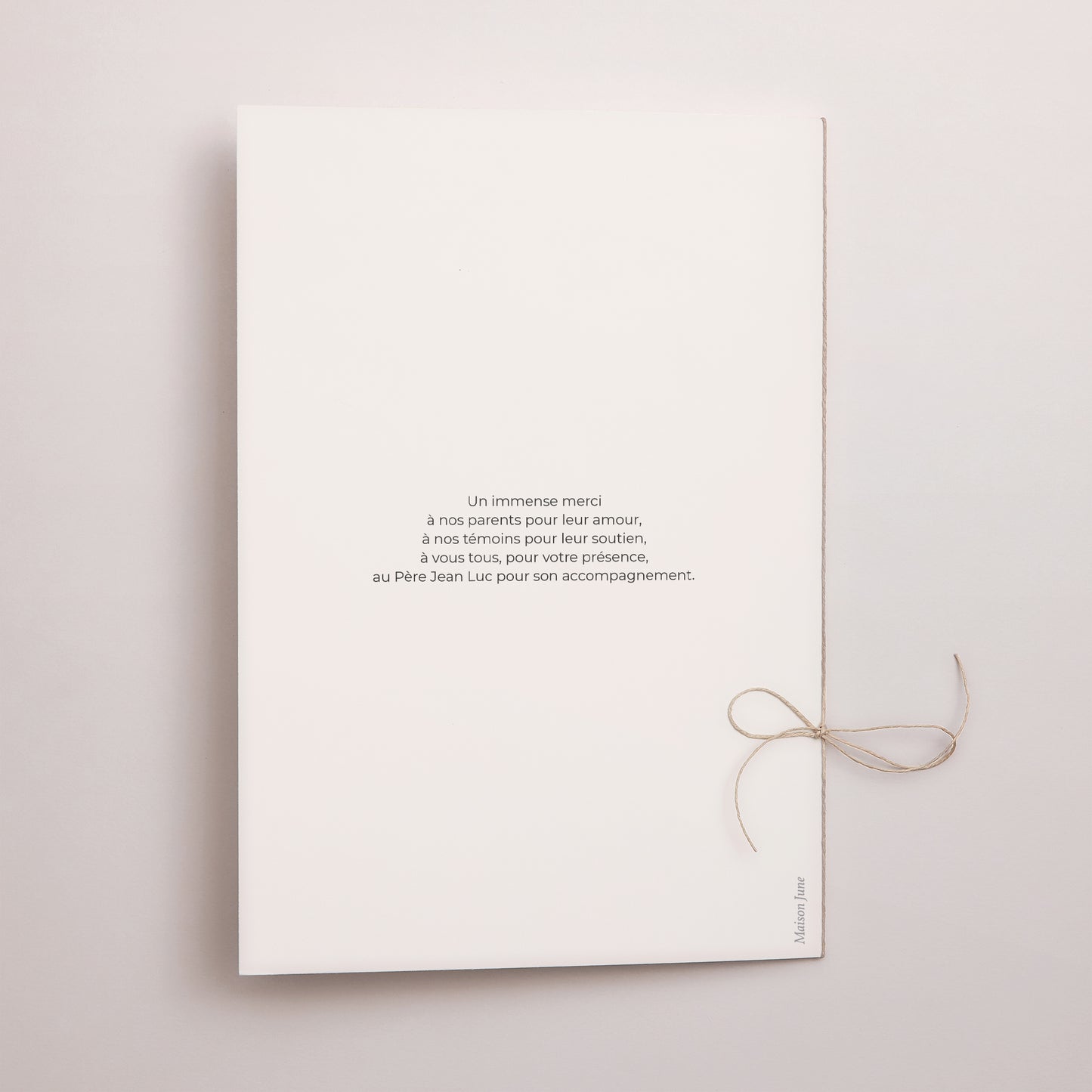 Livret de messe Mariage Double volet Composition à la Matisse photo N° 3