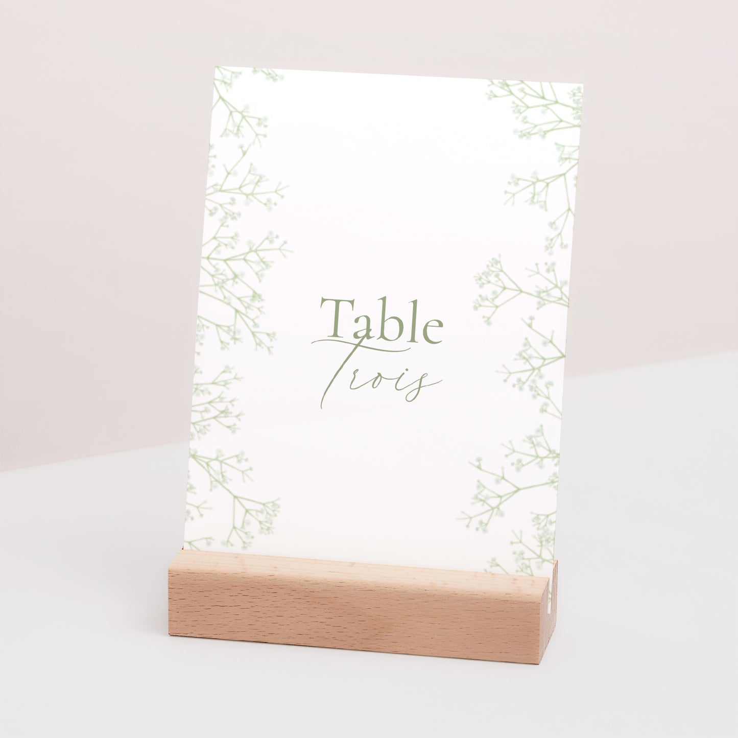 Marque table Mariage Rectangle C'est l'été ! photo N° 3