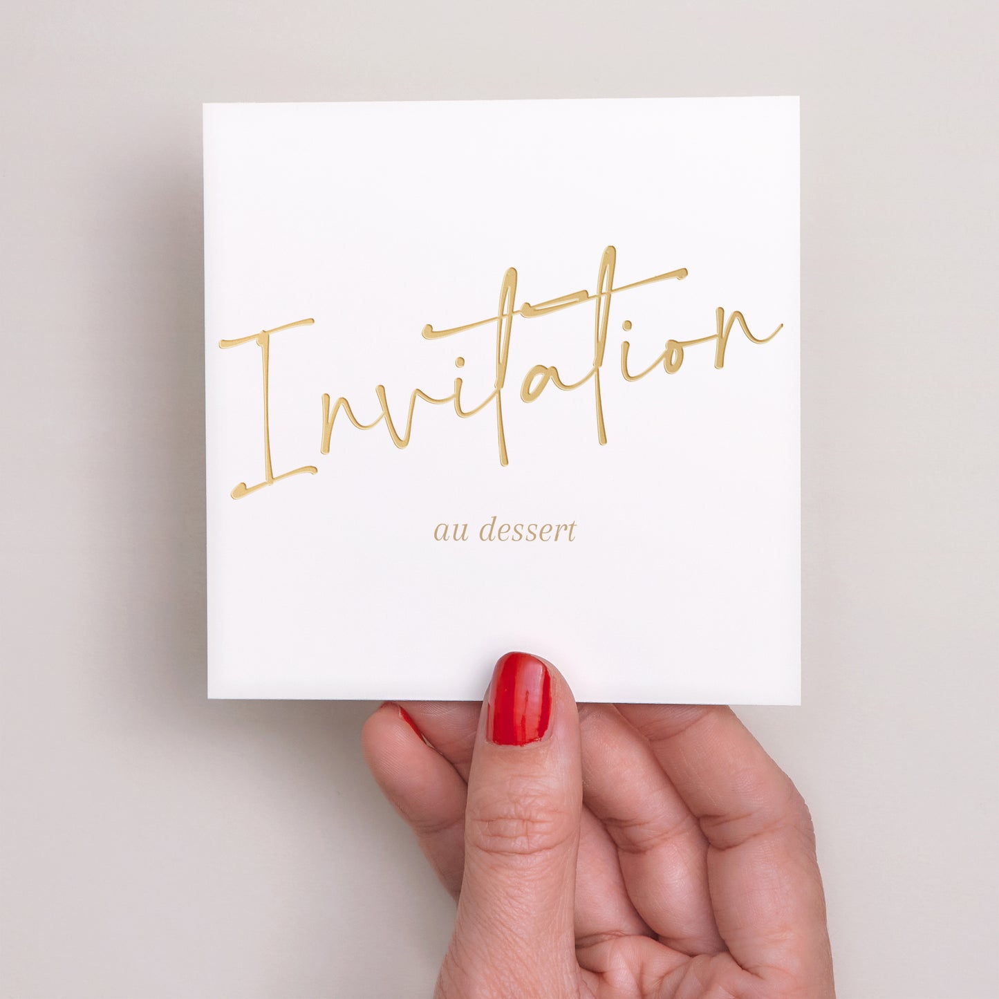 Invitations Mariage Carré Un grand oui photo N° 2